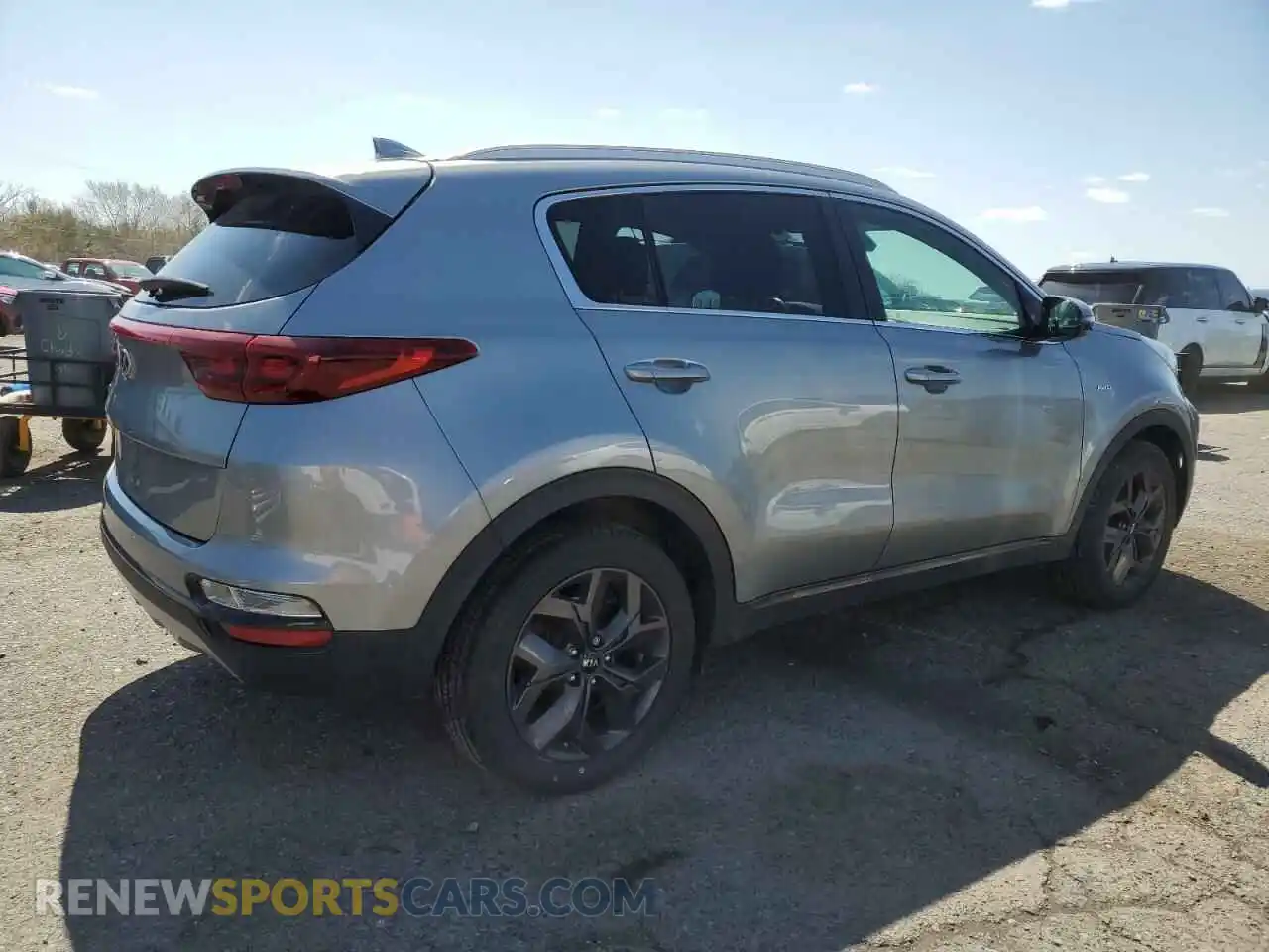 3 Фотография поврежденного автомобиля KNDP6CACXM7888356 KIA SPORTAGE 2021
