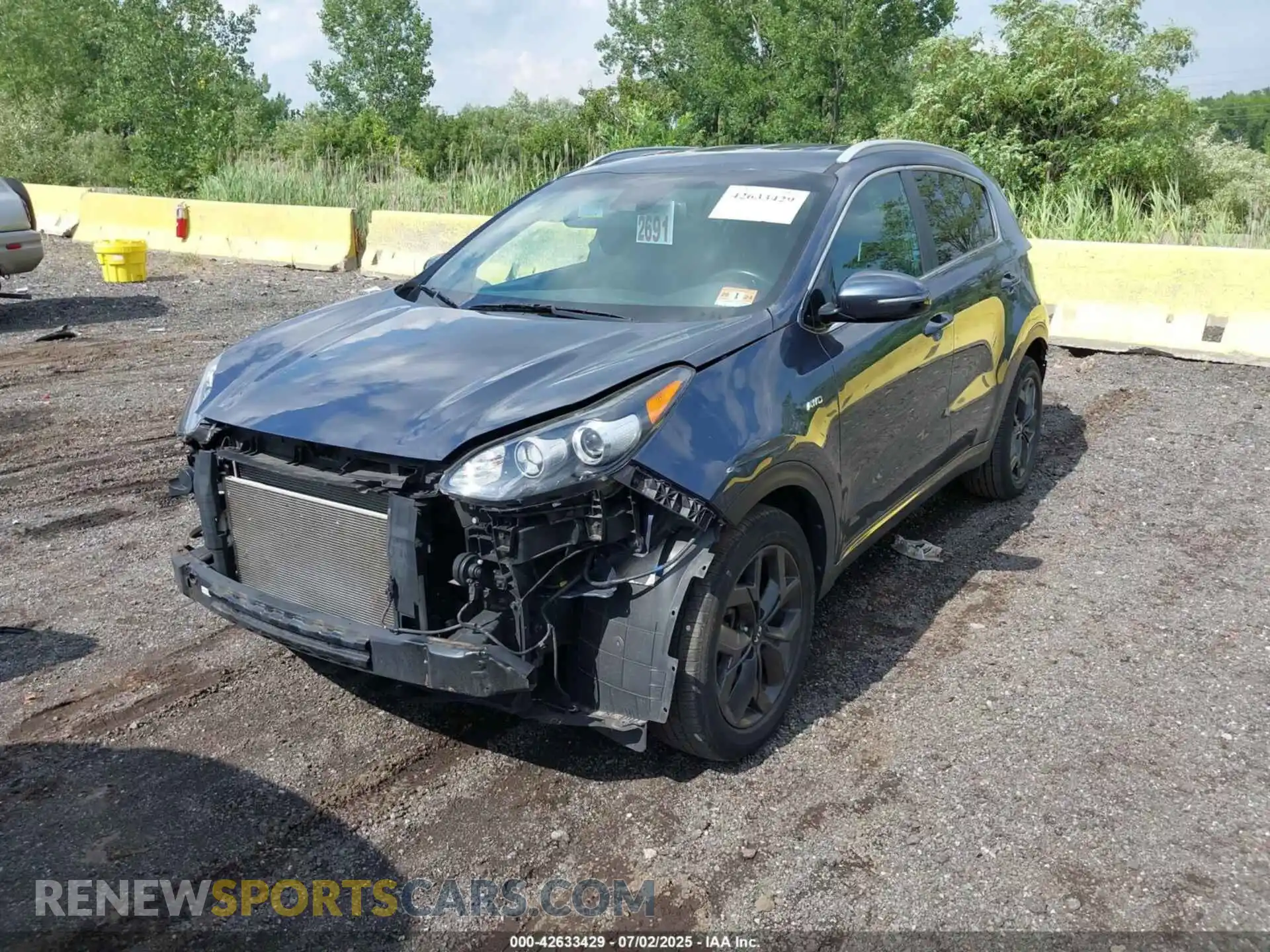 2 Photograph of a damaged car KNDP6CACXM7906127 KIA SPORTAGE 2021
