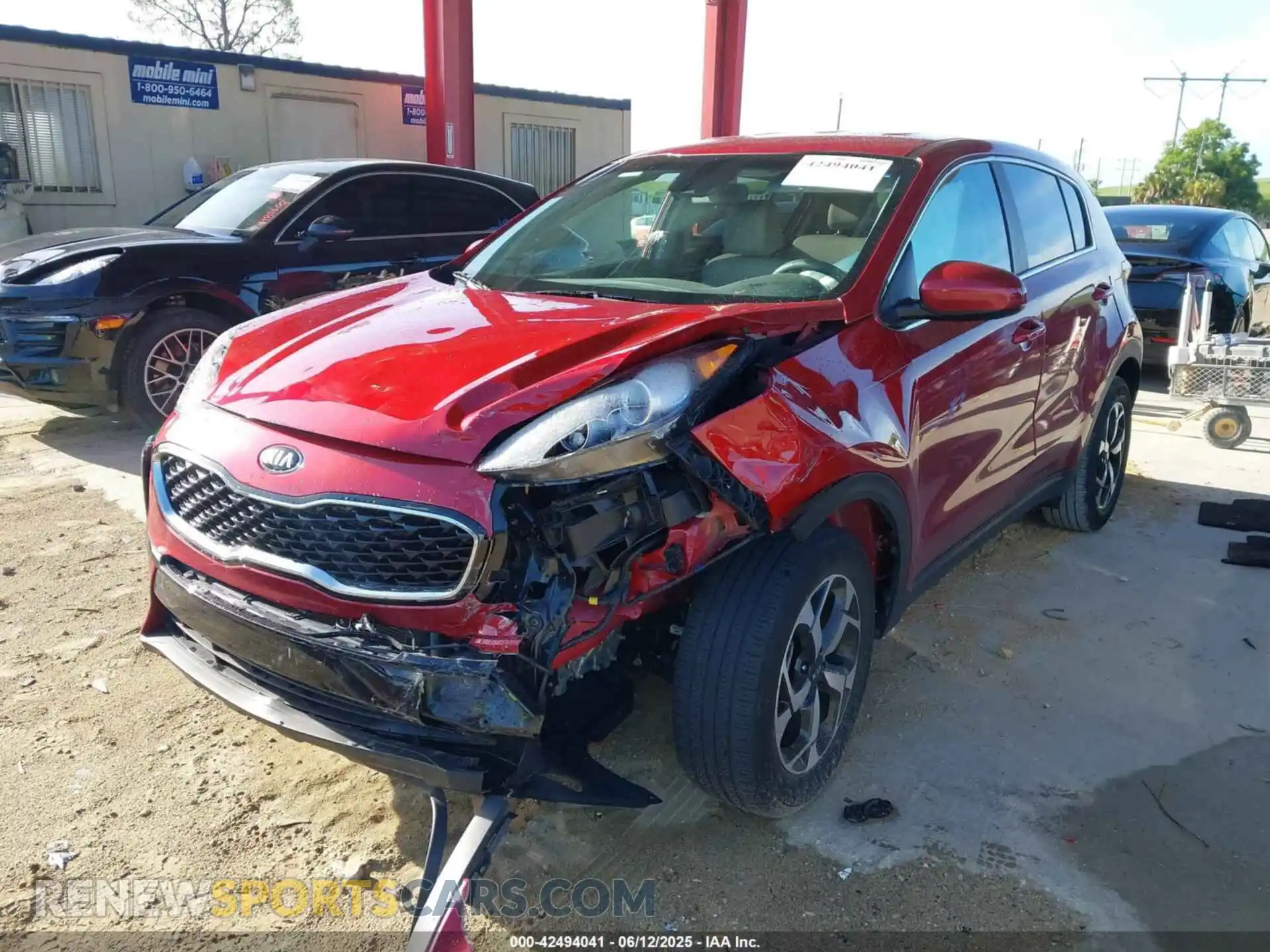 2 Photograph of a damaged car KNDPM3AC0M7844291 KIA SPORTAGE 2021