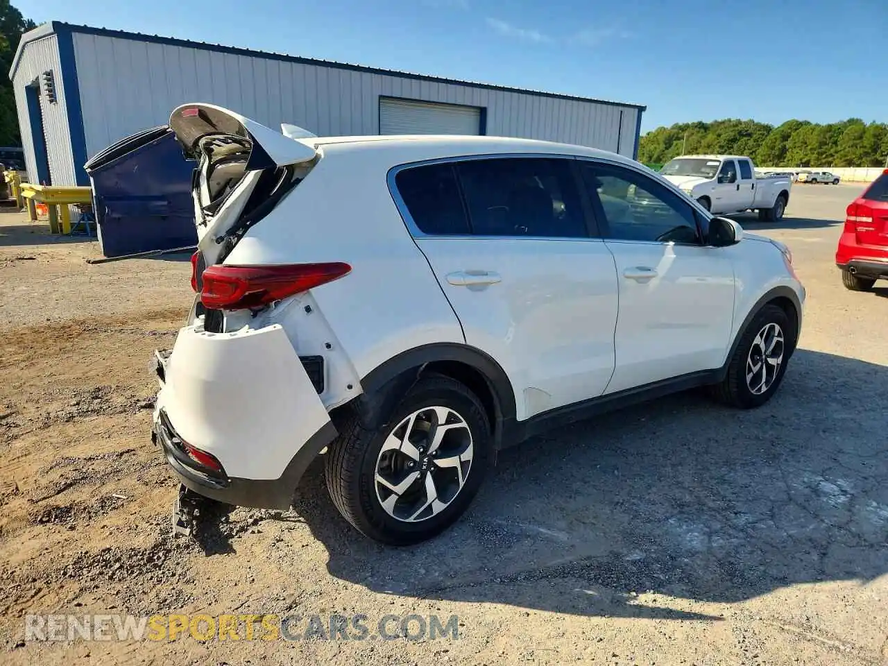 3 Фотография поврежденного автомобиля KNDPM3AC0M7878845 KIA SPORTAGE 2021