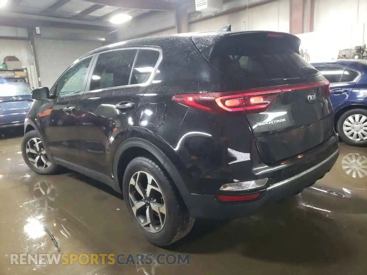 2 fotografías del automóvil dañado KNDPM3AC0M7903226 KIA SPORTAGE 2021