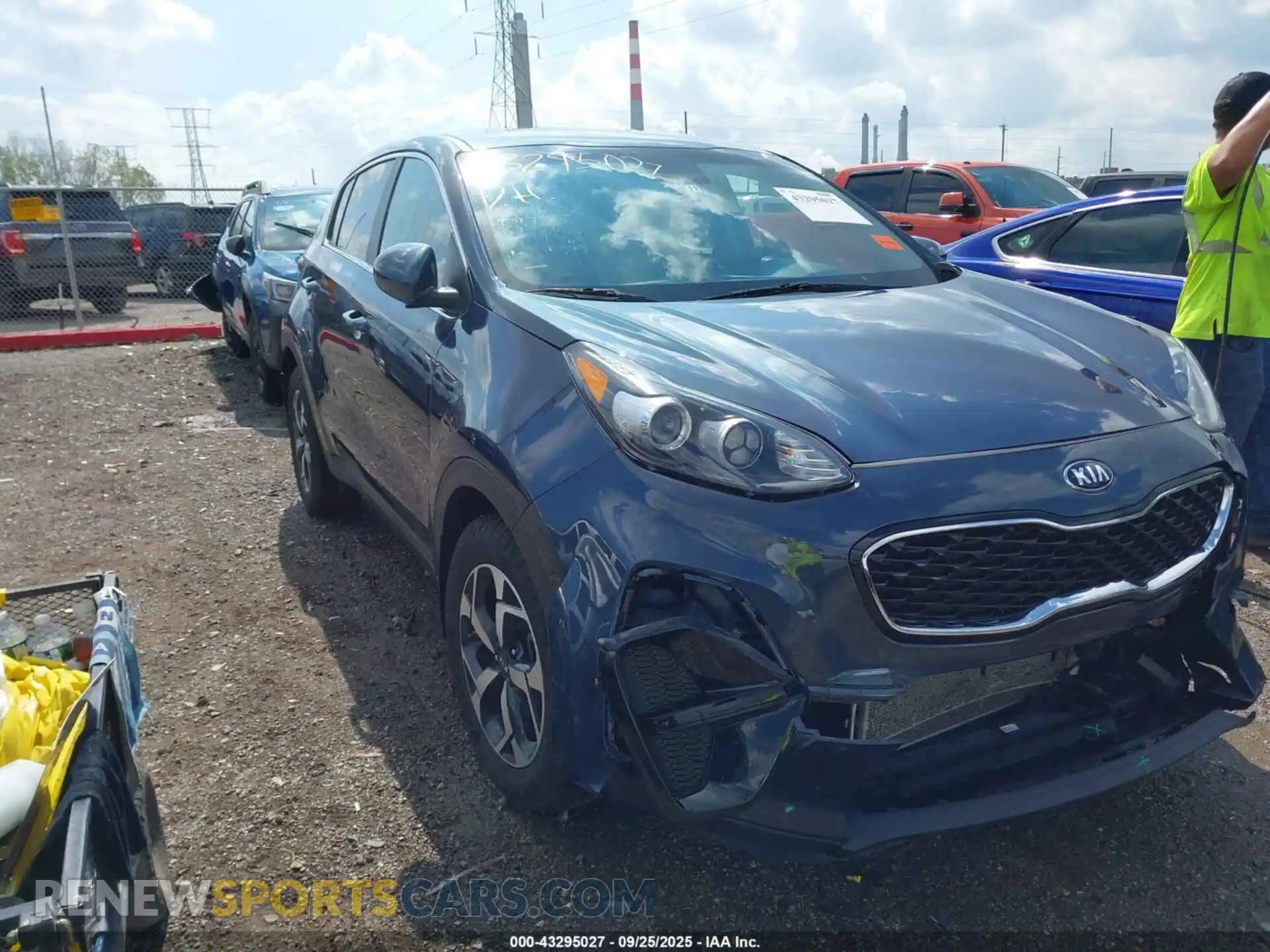1 Photograph of a damaged car KNDPM3AC1M7885366 KIA SPORTAGE 2021