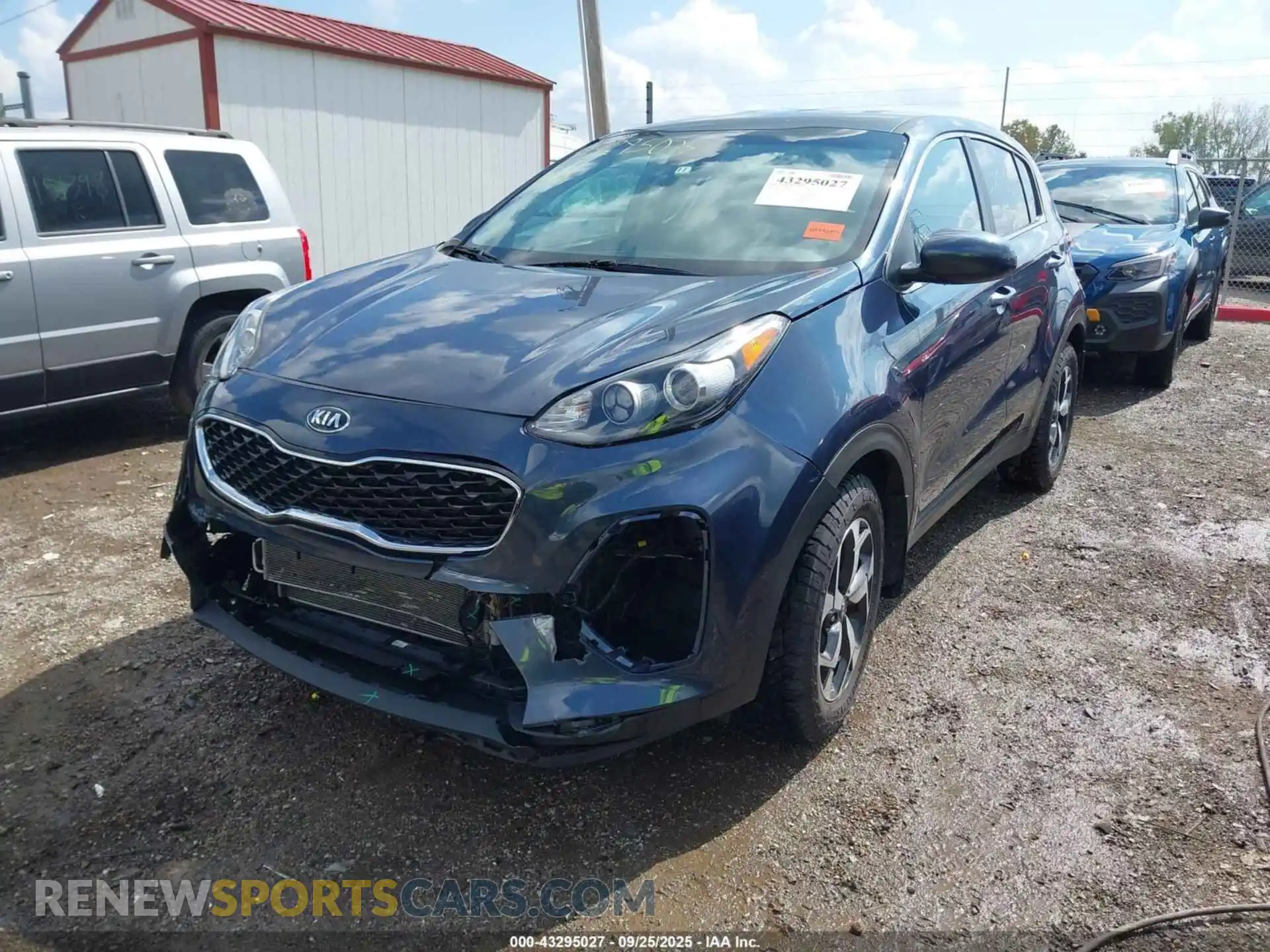 2 Photograph of a damaged car KNDPM3AC1M7885366 KIA SPORTAGE 2021