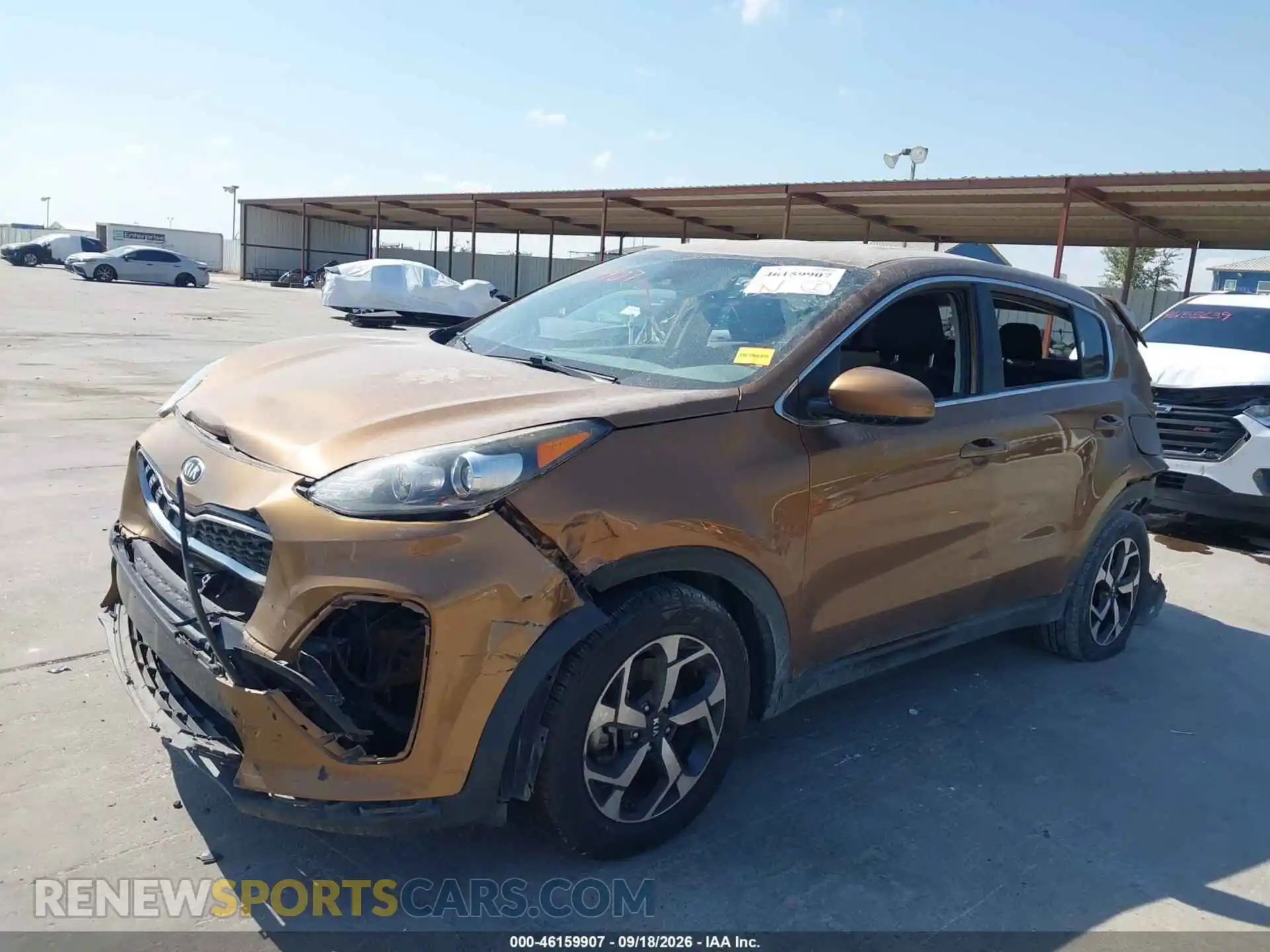 2 Фотография поврежденного автомобиля KNDPM3AC1M7923033 KIA SPORTAGE 2021