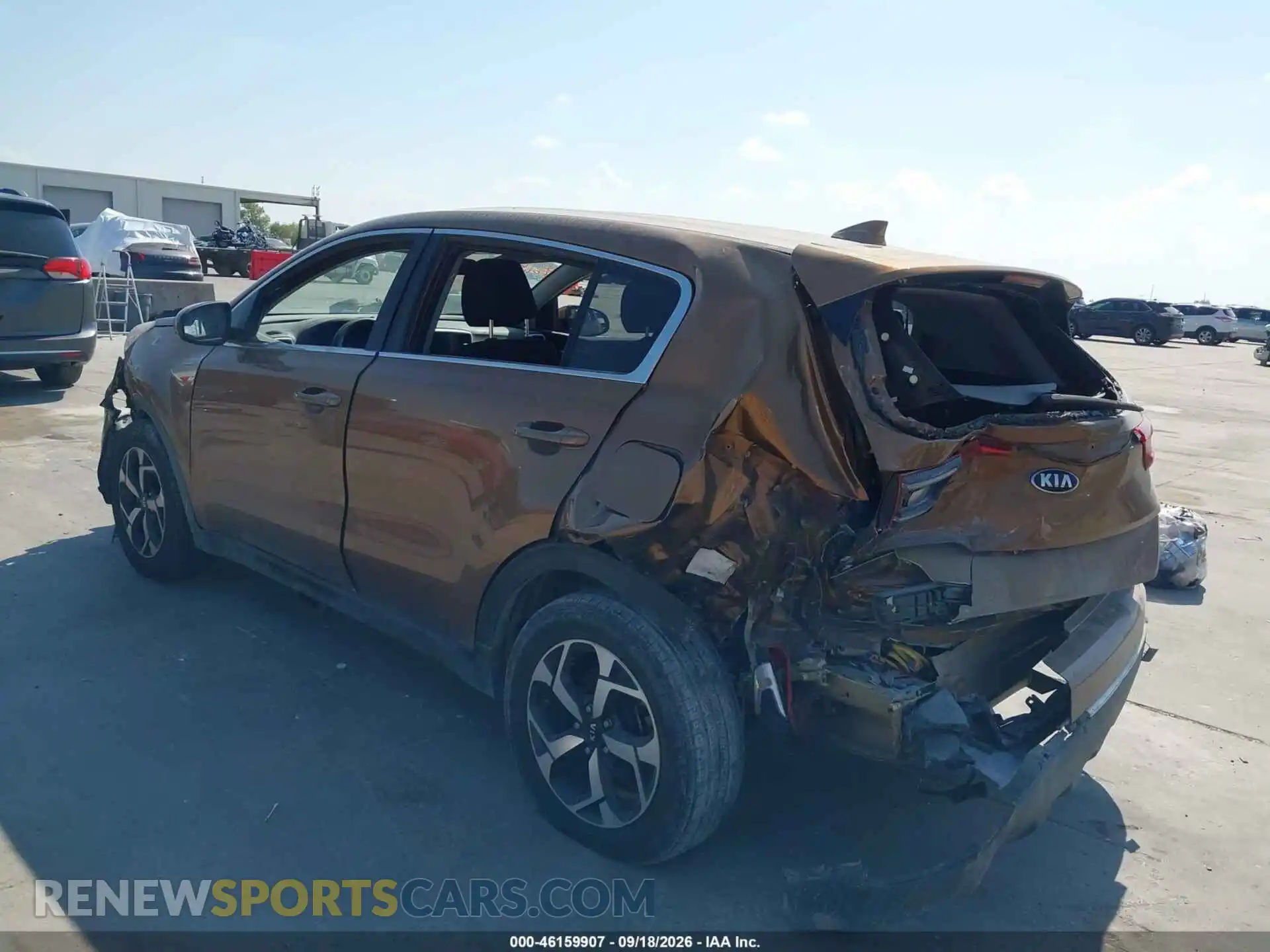 3 Фотография поврежденного автомобиля KNDPM3AC1M7923033 KIA SPORTAGE 2021