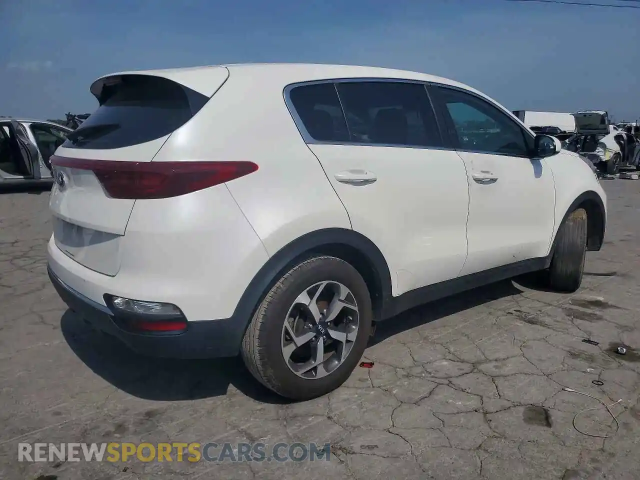 3 fotografías del automóvil dañado KNDPM3AC1M7928894 KIA SPORTAGE 2021