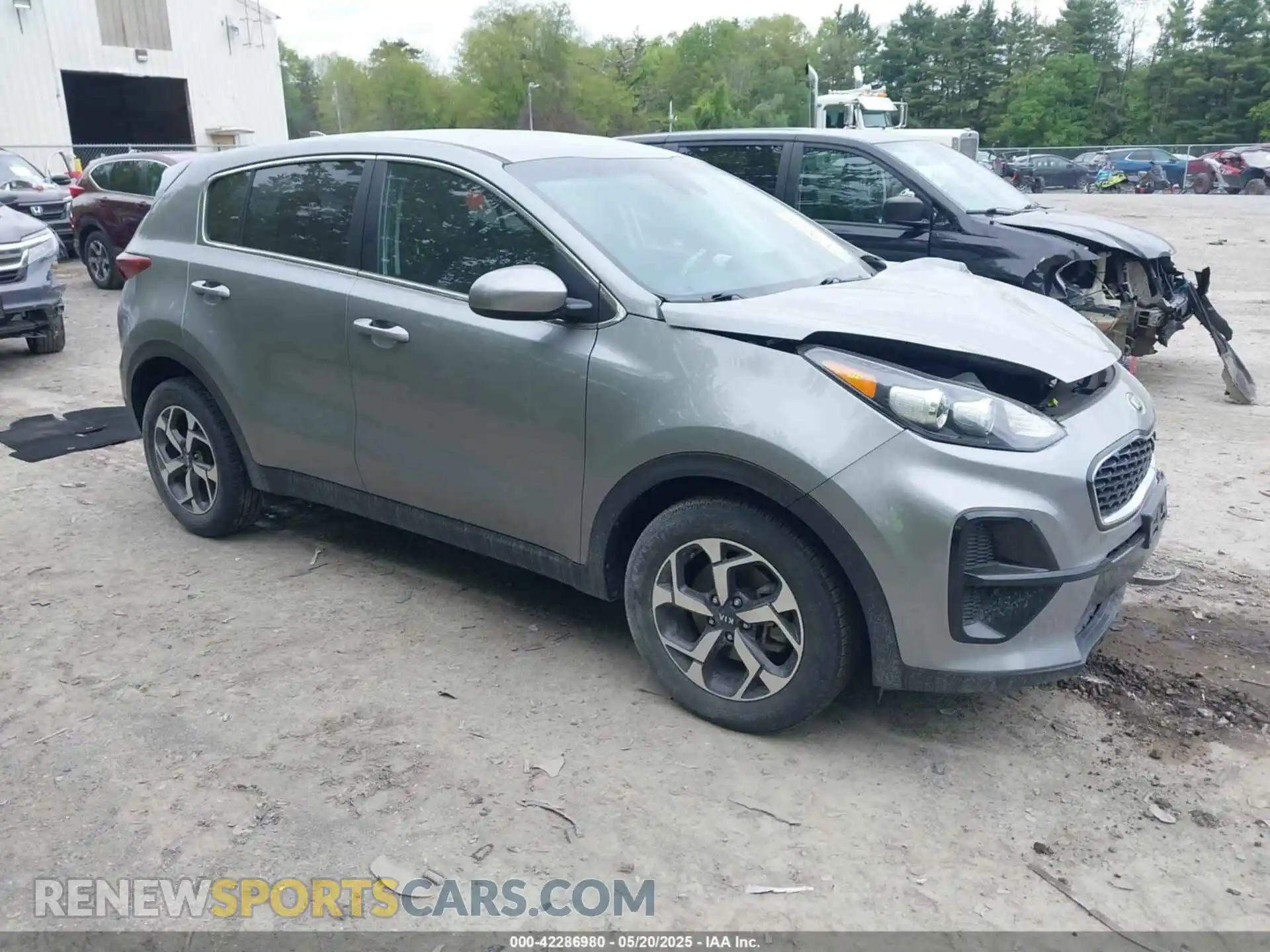 1 Photograph of a damaged car KNDPM3AC2M7887935 KIA SPORTAGE 2021