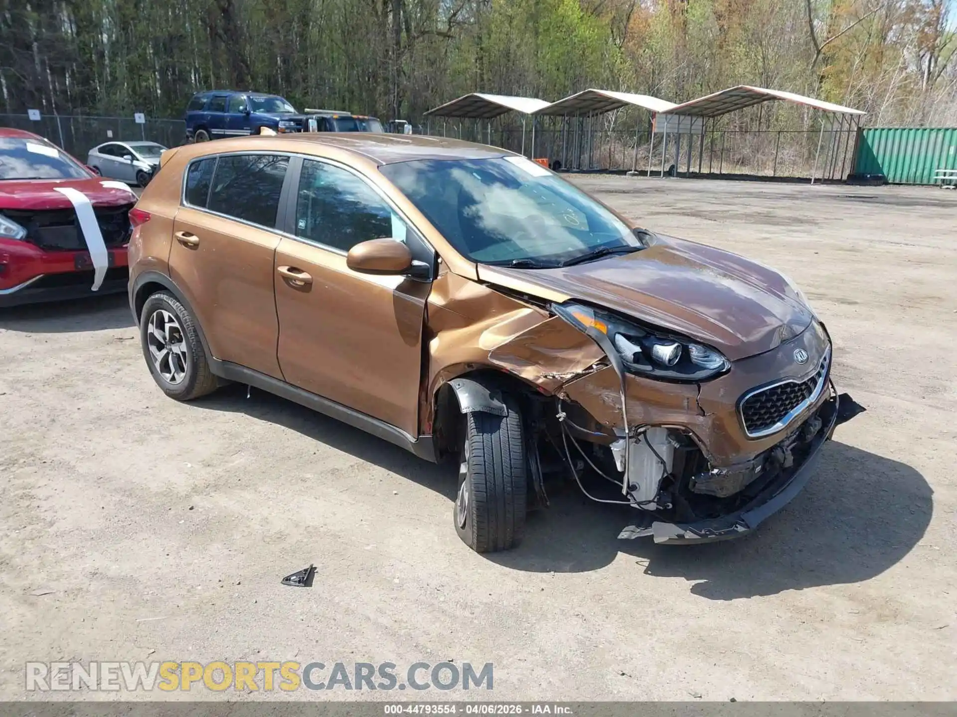 1 Photograph of a damaged car KNDPM3AC2M7921906 KIA SPORTAGE 2021