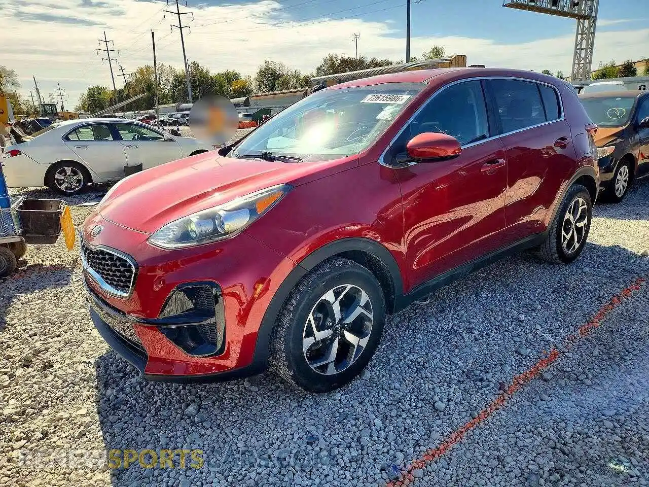 1 Photograph of a damaged car KNDPM3AC2M7936731 KIA SPORTAGE 2021