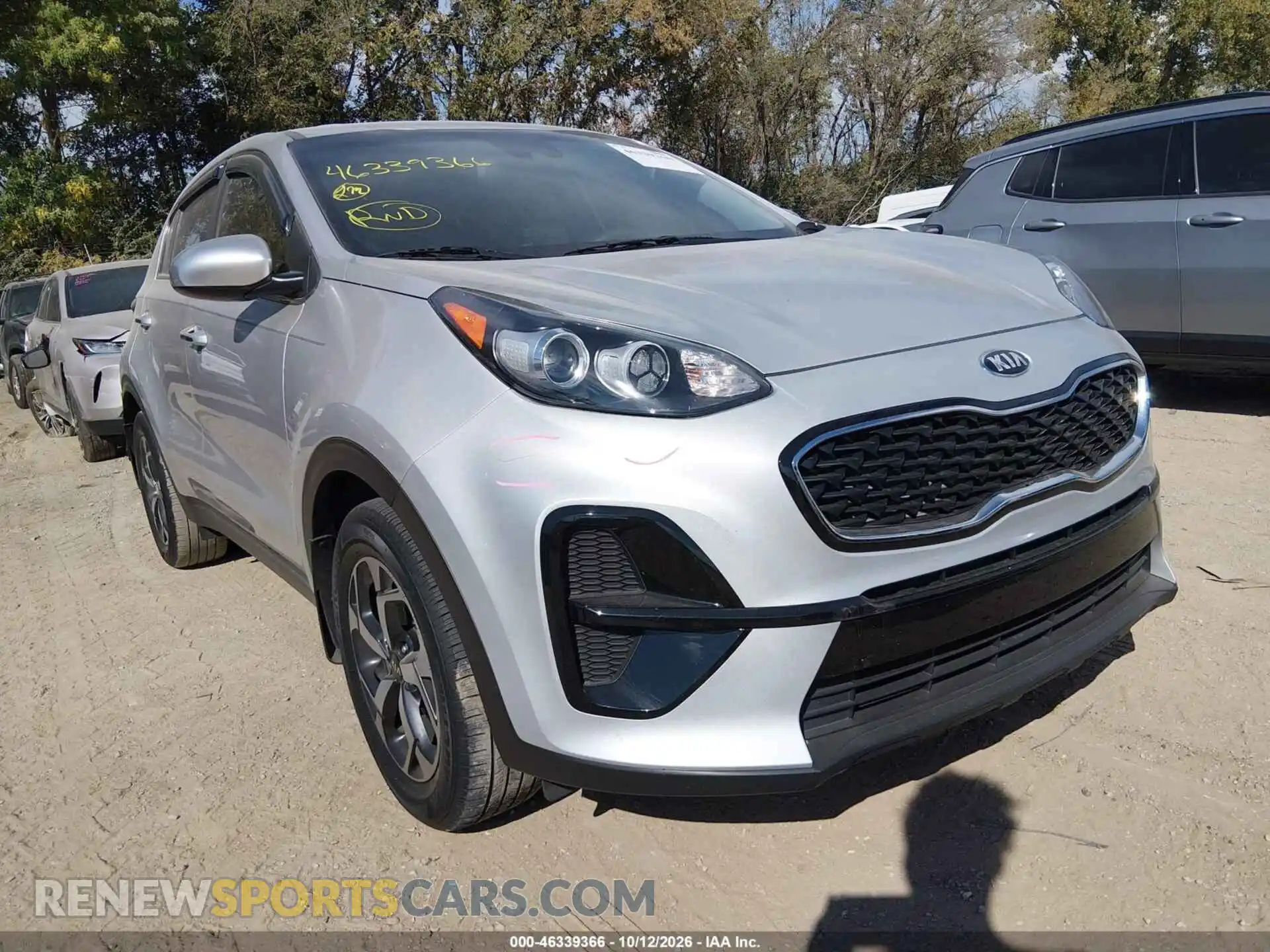 1 Photograph of a damaged car KNDPM3AC3M7887524 KIA SPORTAGE 2021