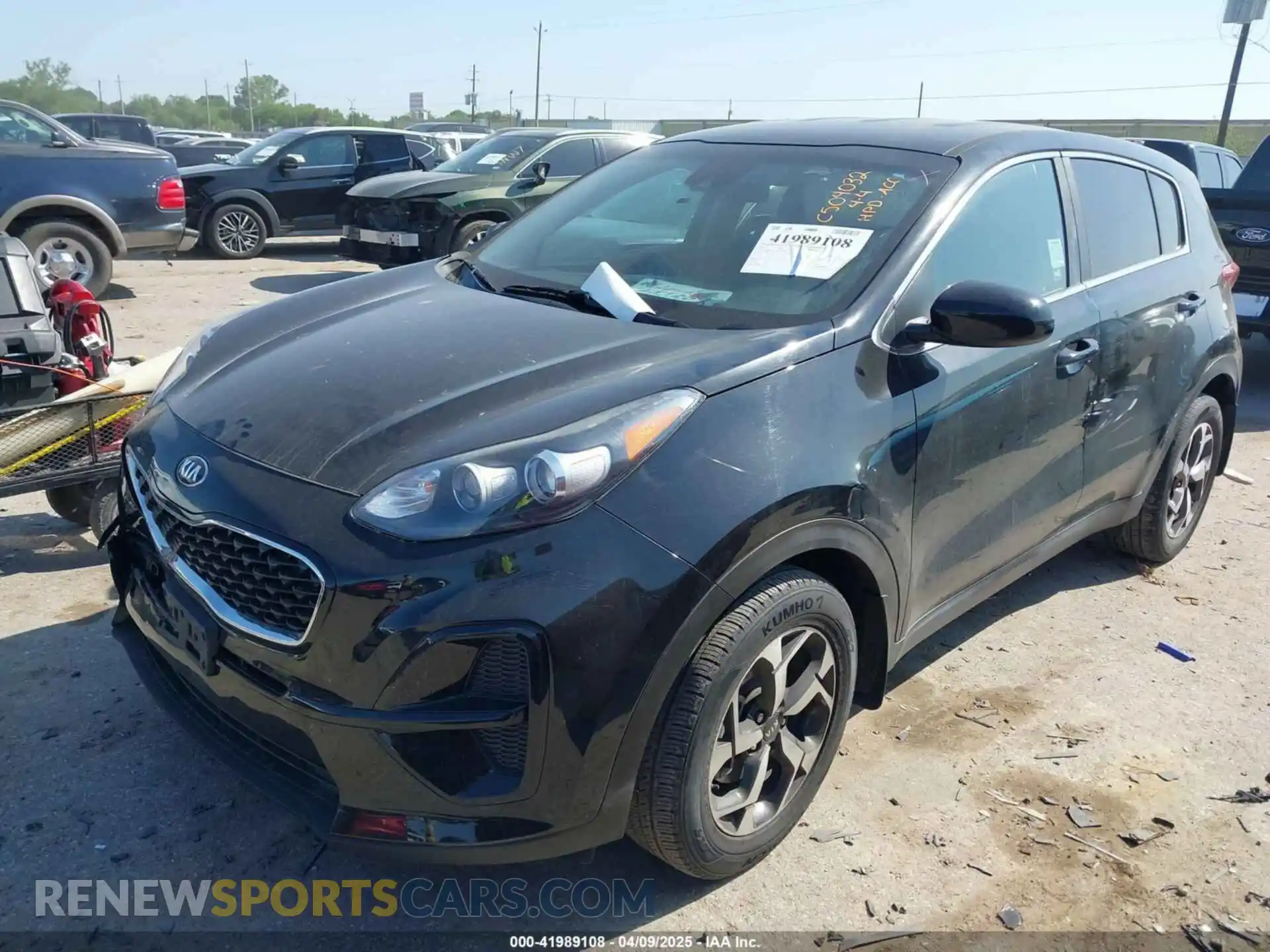 2 Photograph of a damaged car KNDPM3AC3M7901082 KIA SPORTAGE 2021