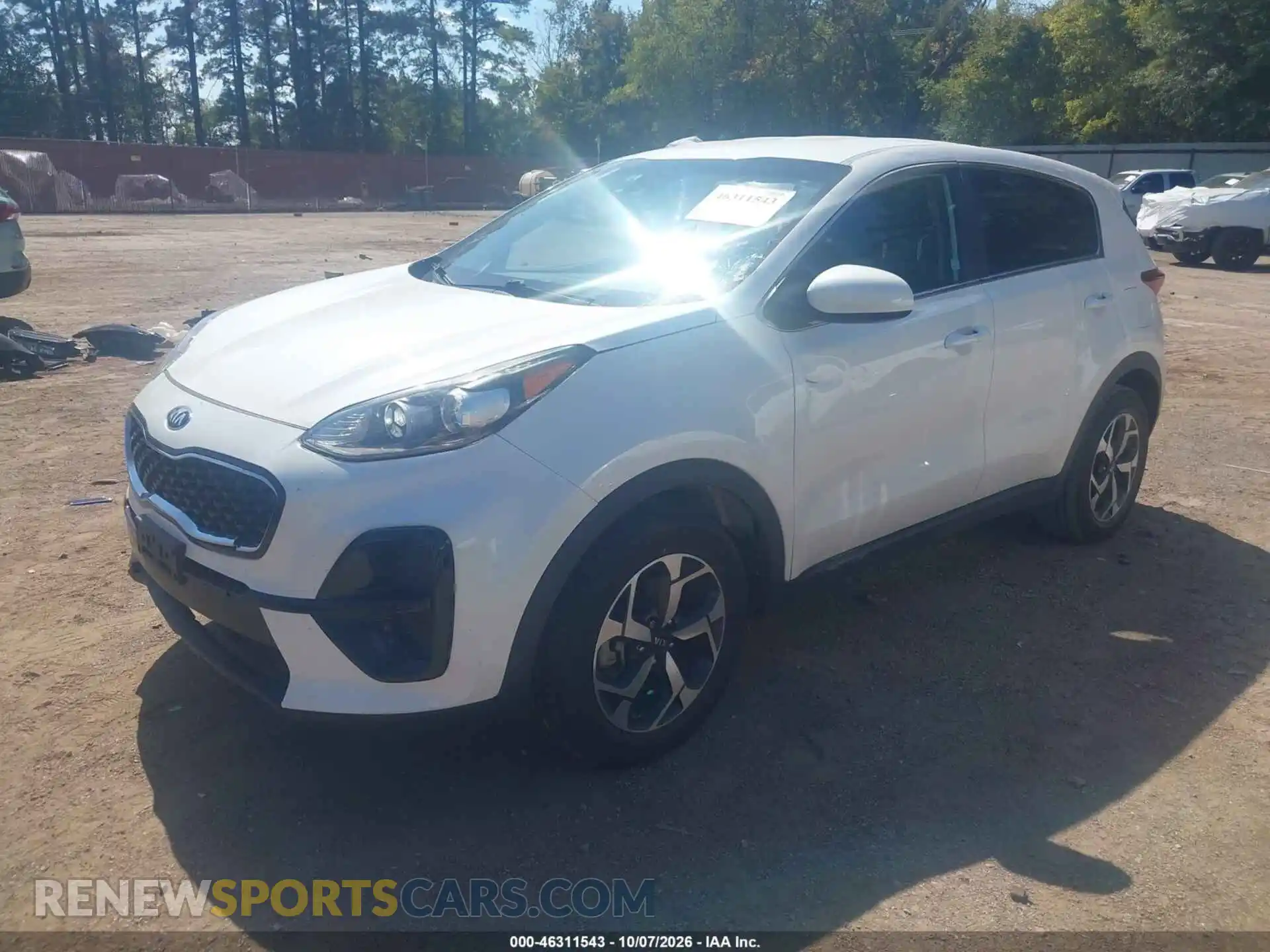 2 fotografías del automóvil dañado KNDPM3AC3M7904435 KIA SPORTAGE 2021