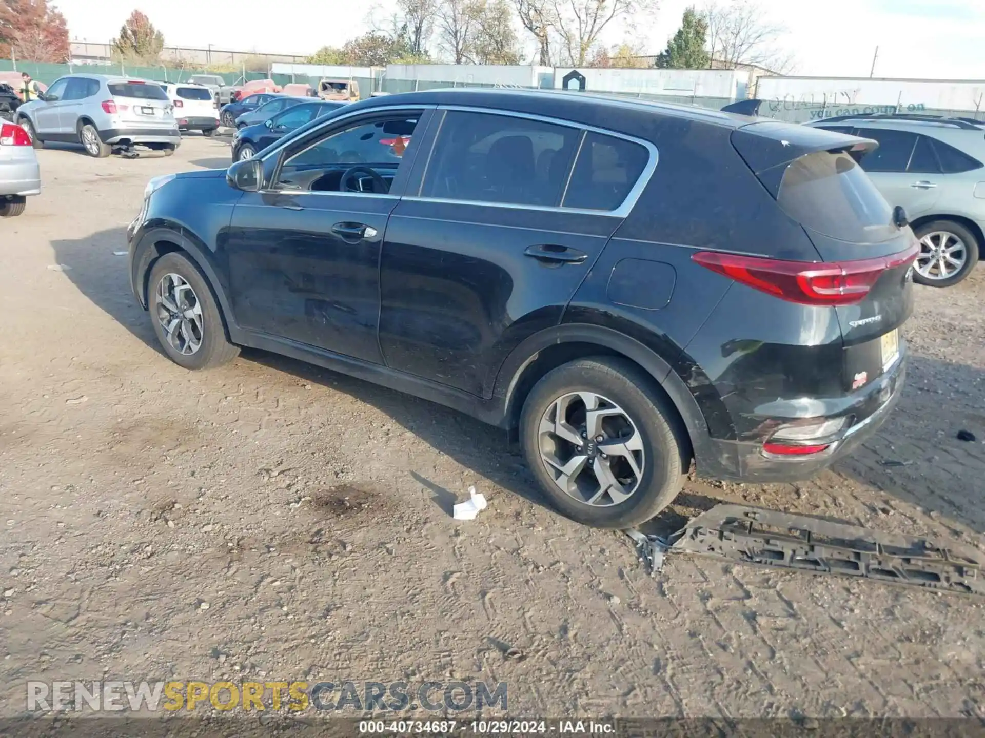 3 fotografías del automóvil dañado KNDPM3AC3M7912227 KIA SPORTAGE 2021