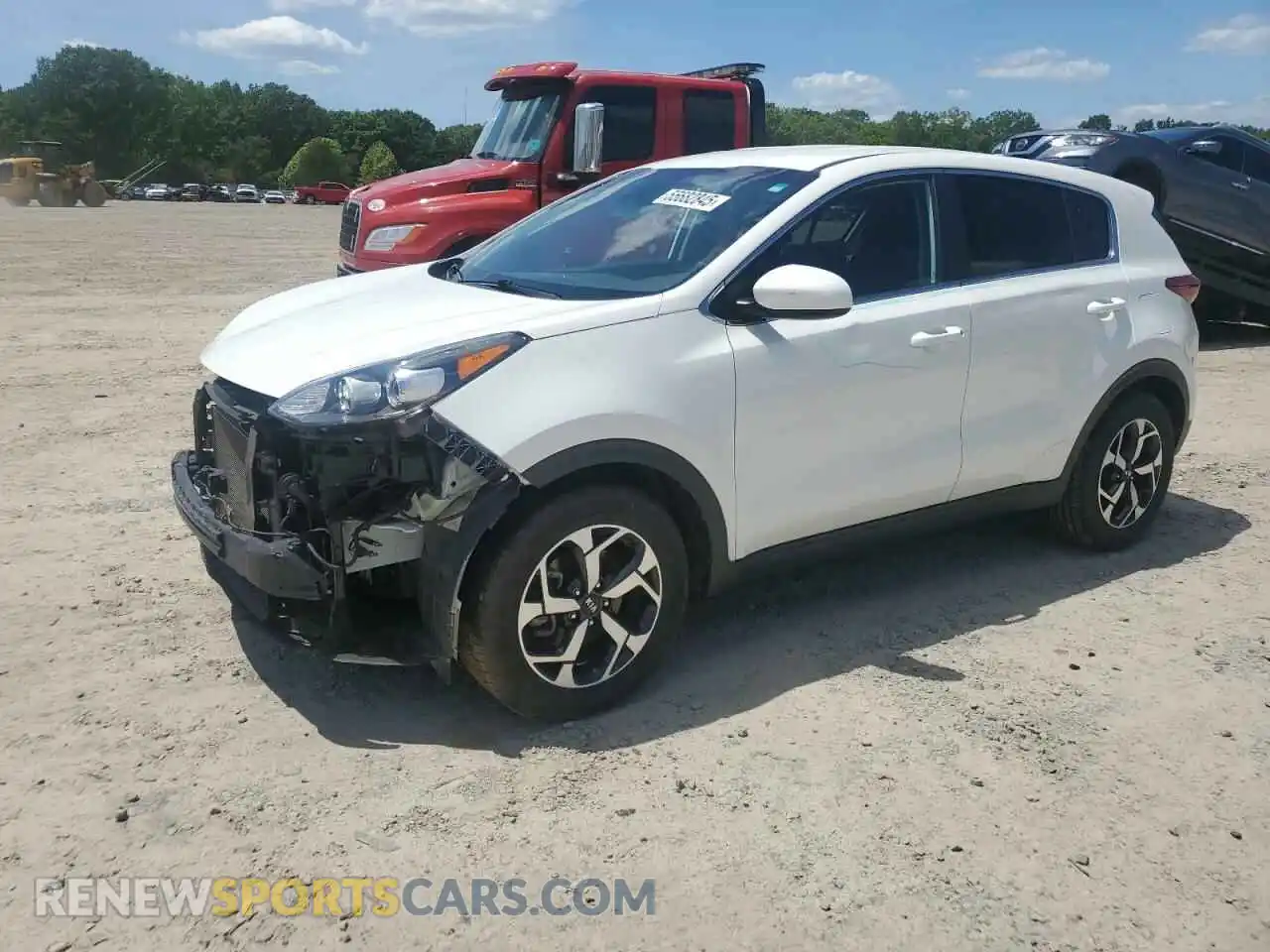 1 Photograph of a damaged car KNDPM3AC3M7932641 KIA SPORTAGE 2021