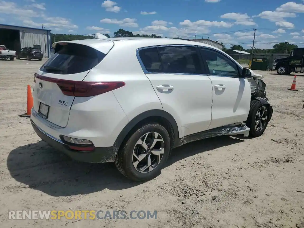 3 Photograph of a damaged car KNDPM3AC3M7932641 KIA SPORTAGE 2021