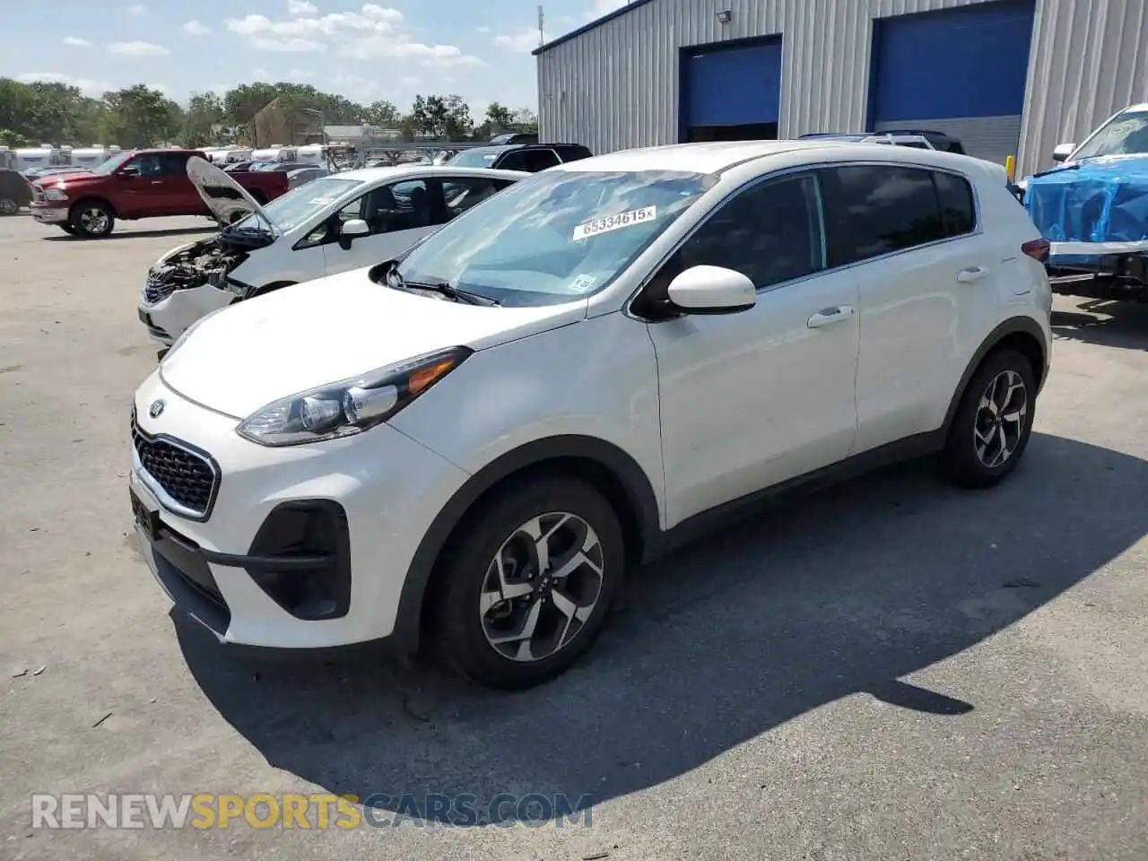 1 Photograph of a damaged car KNDPM3AC3M7937516 KIA SPORTAGE 2021