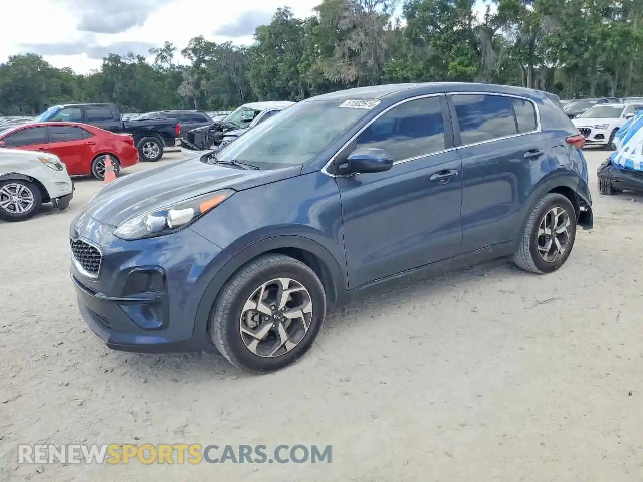 1 Photograph of a damaged car KNDPM3AC4M7846531 KIA SPORTAGE 2021