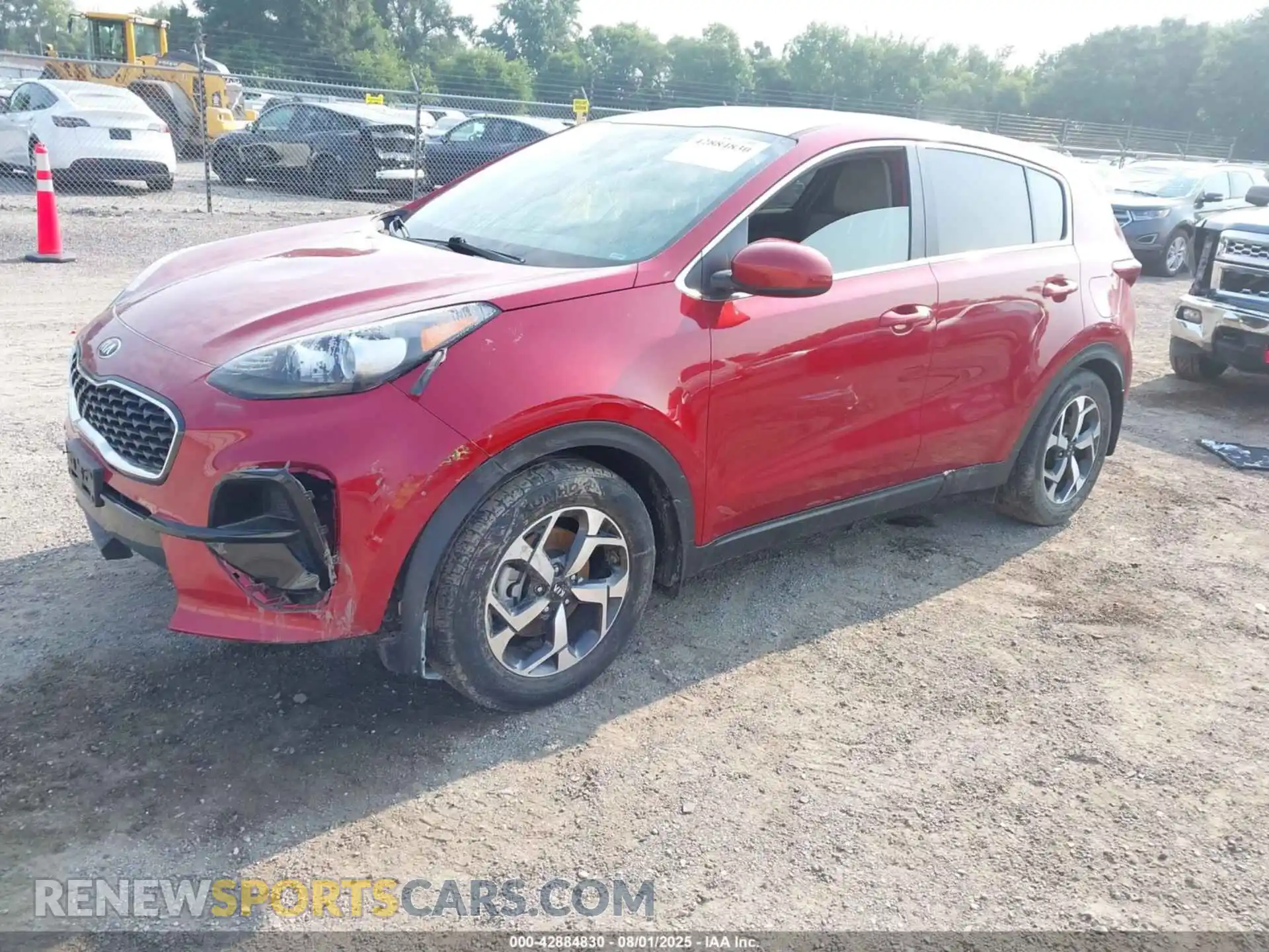 2 Фотография поврежденного автомобиля KNDPM3AC4M7854709 KIA SPORTAGE 2021