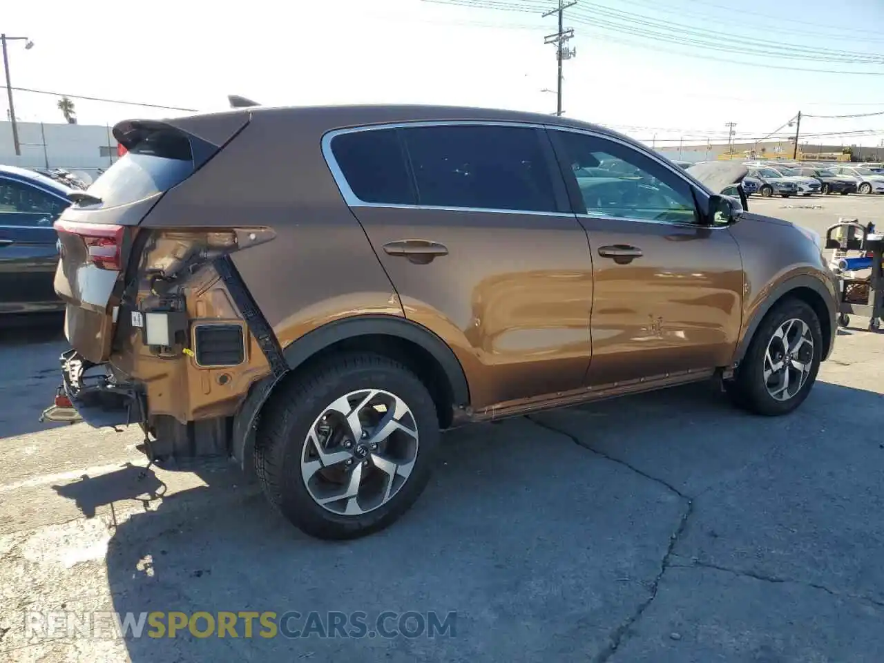 3 Фотография поврежденного автомобиля KNDPM3AC4M7857335 KIA SPORTAGE 2021