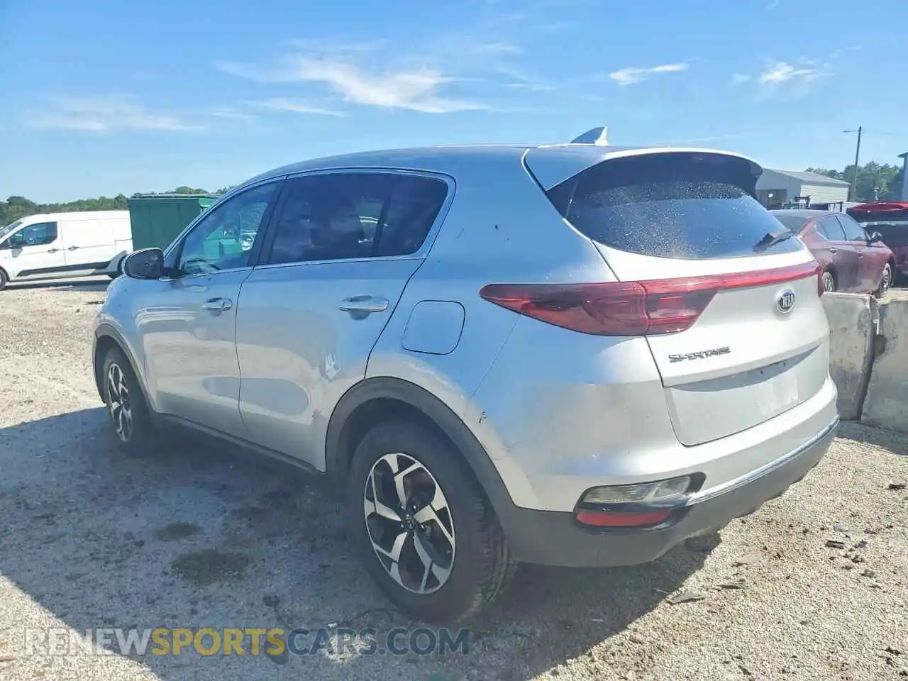 2 fotografías del automóvil dañado KNDPM3AC4M7918053 KIA SPORTAGE 2021