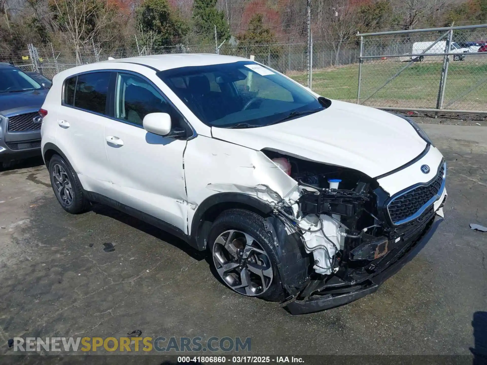 1 Photograph of a damaged car KNDPM3AC4M7933748 KIA SPORTAGE 2021