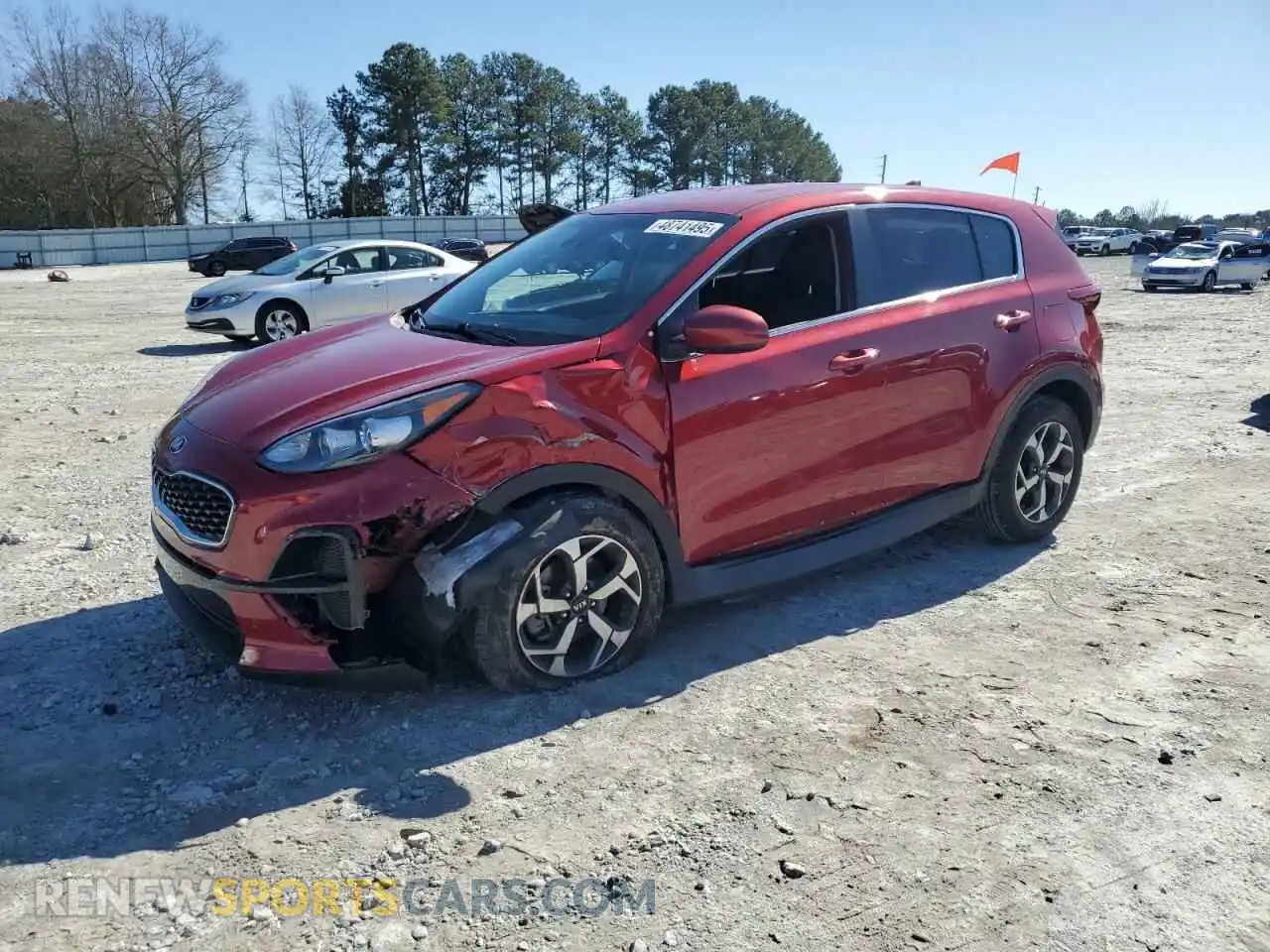 1 Photograph of a damaged car KNDPM3AC4M7933927 KIA SPORTAGE 2021