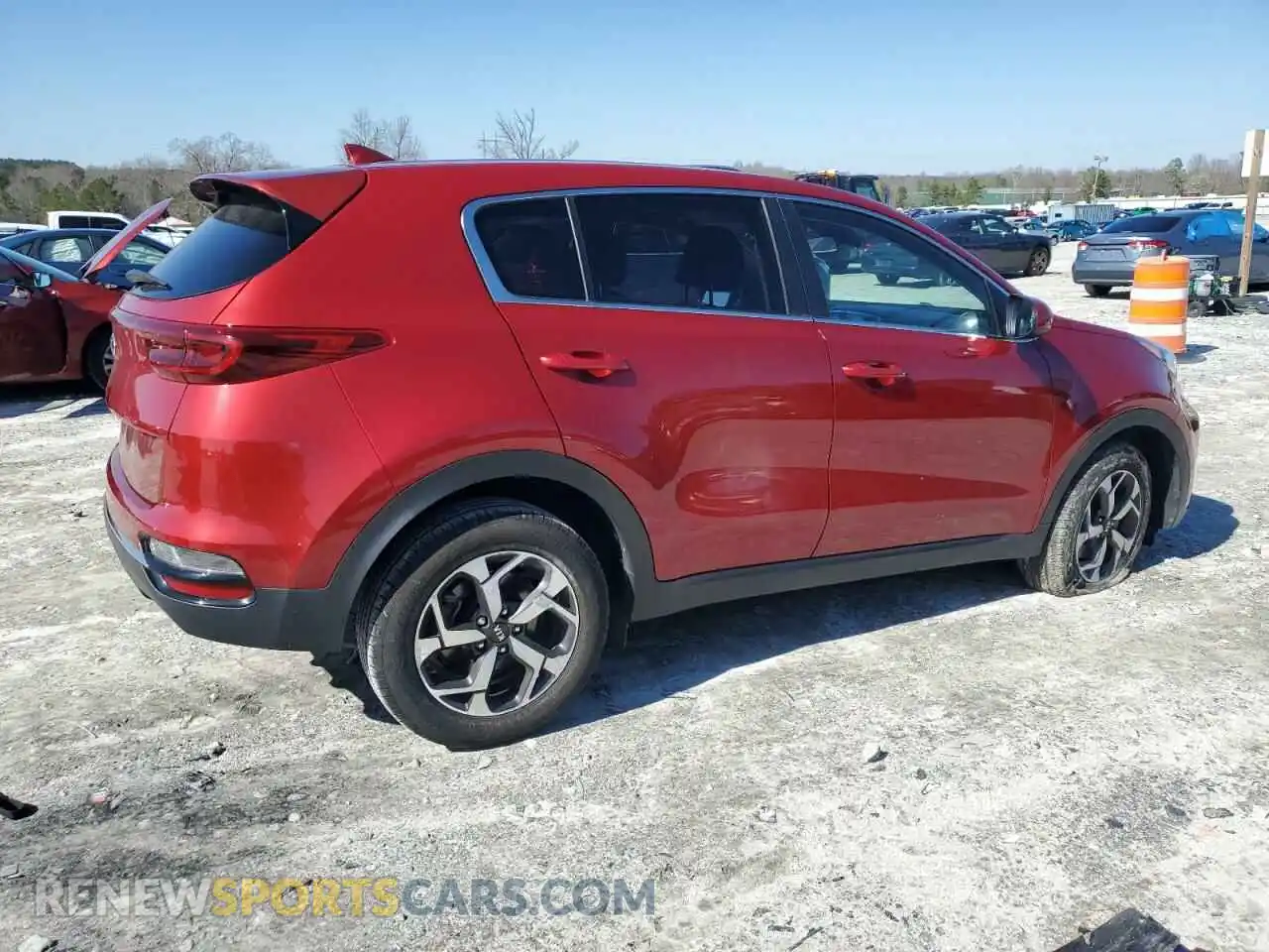 3 Photograph of a damaged car KNDPM3AC4M7933927 KIA SPORTAGE 2021
