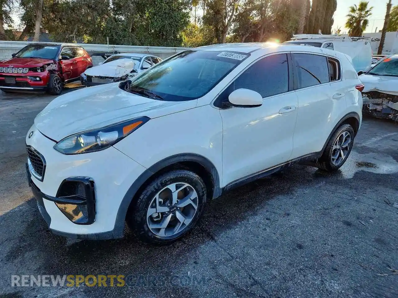 1 Photograph of a damaged car KNDPM3AC5M7906705 KIA SPORTAGE 2021