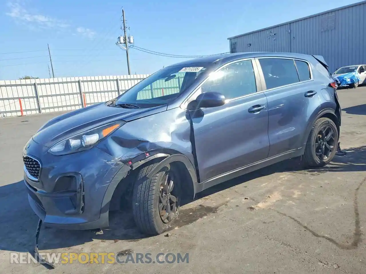 1 Photograph of a damaged car KNDPM3AC5M7942734 KIA SPORTAGE 2021