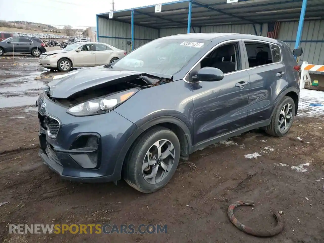 1 Photograph of a damaged car KNDPM3AC6M7845199 KIA SPORTAGE 2021