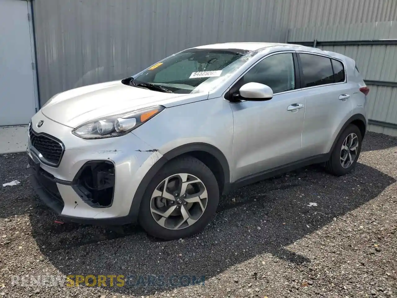 1 Photograph of a damaged car KNDPM3AC6M7878056 KIA SPORTAGE 2021