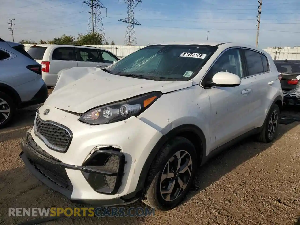 1 Photograph of a damaged car KNDPM3AC6M7913033 KIA SPORTAGE 2021