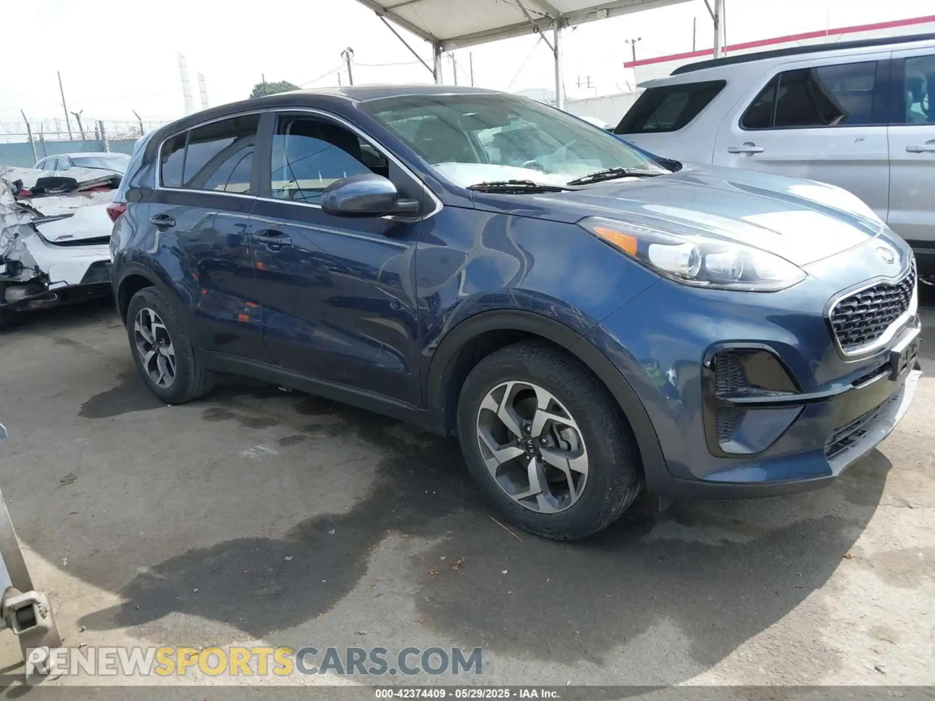 1 Photograph of a damaged car KNDPM3AC6M7932102 KIA SPORTAGE 2021