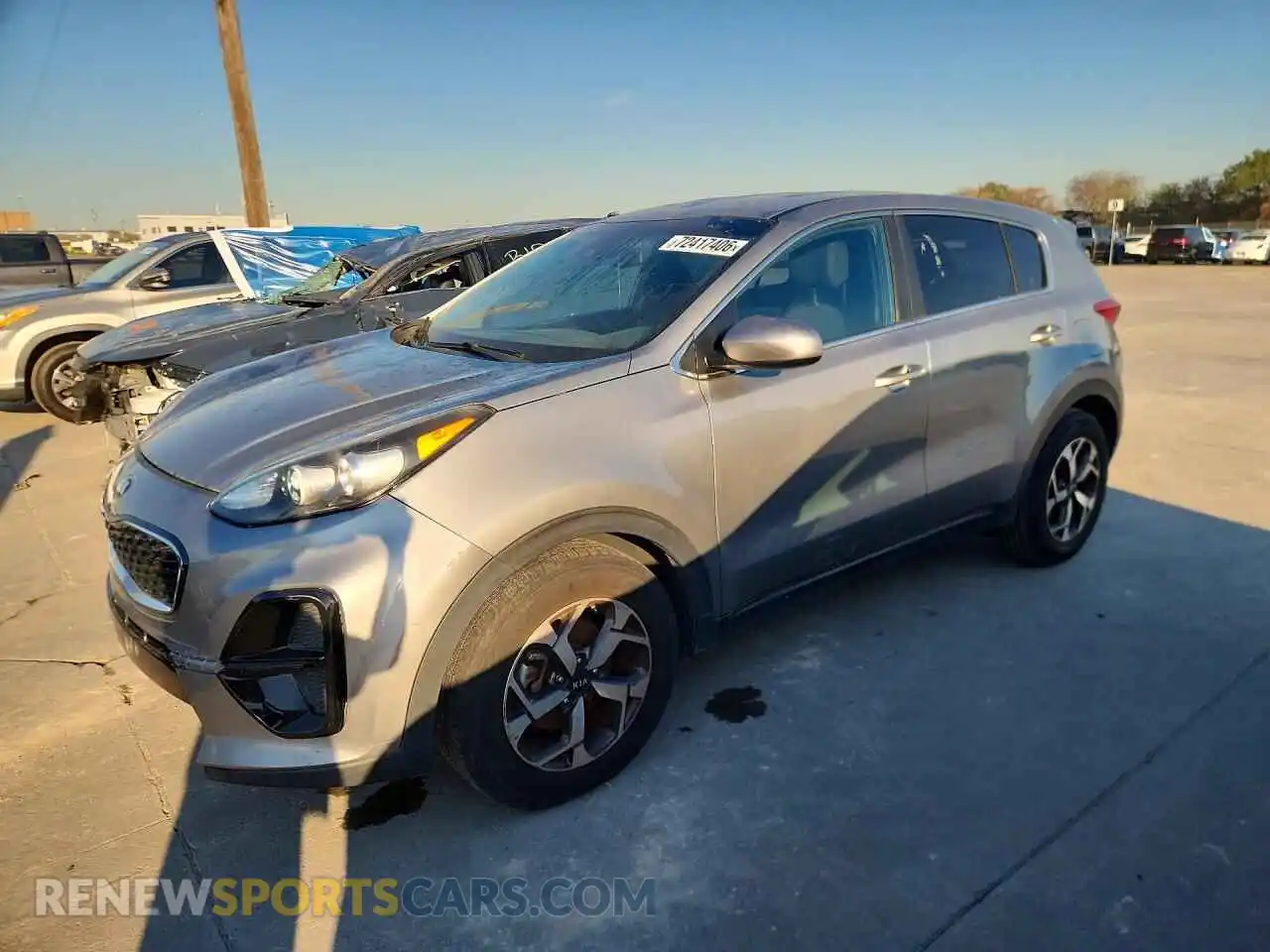 1 fotografías del automóvil dañado KNDPM3AC6M7939552 KIA SPORTAGE 2021