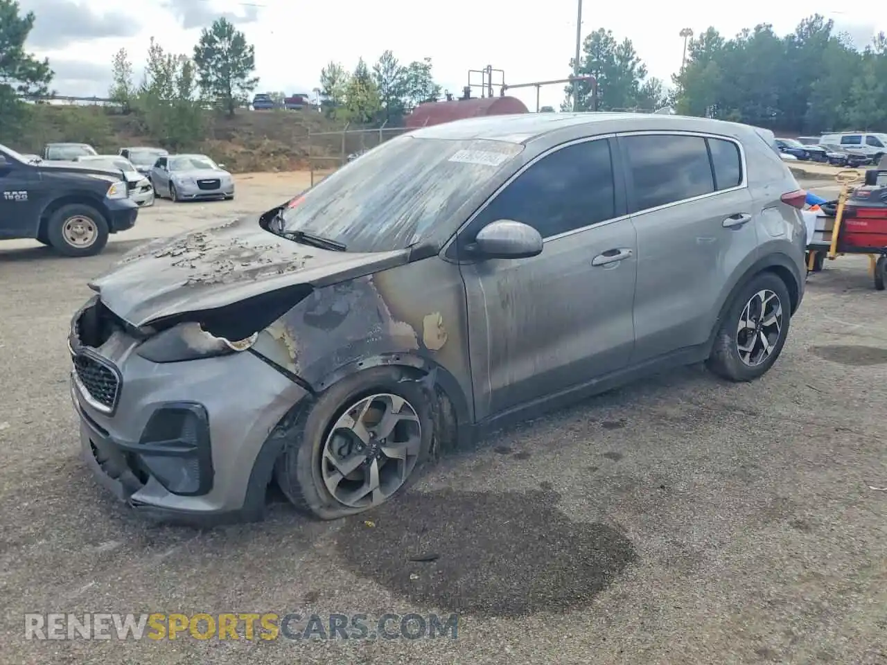 1 Photograph of a damaged car KNDPM3AC6M7943178 KIA SPORTAGE 2021