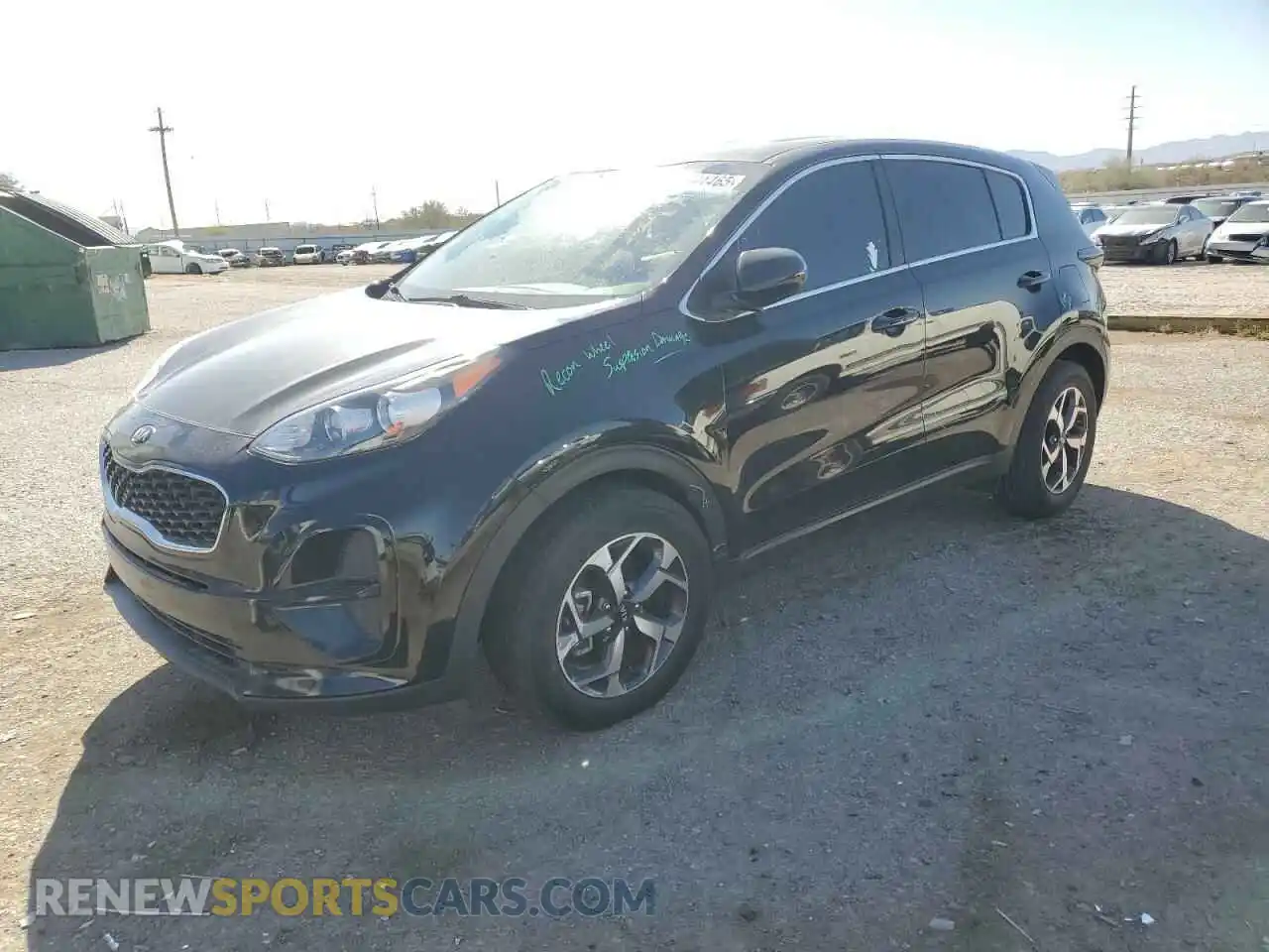 1 Photograph of a damaged car KNDPM3AC7M7862061 KIA SPORTAGE 2021