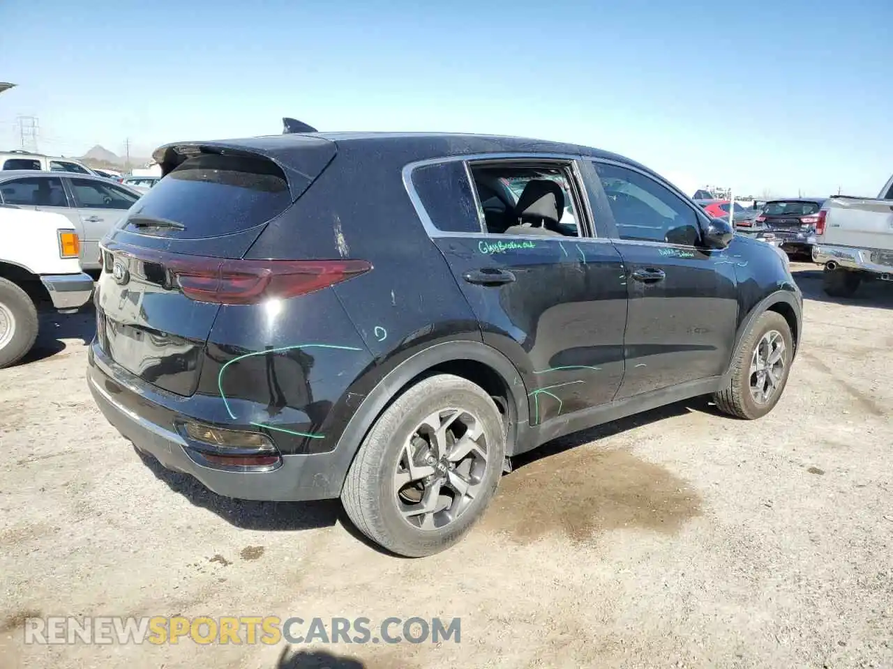 3 Photograph of a damaged car KNDPM3AC7M7862061 KIA SPORTAGE 2021