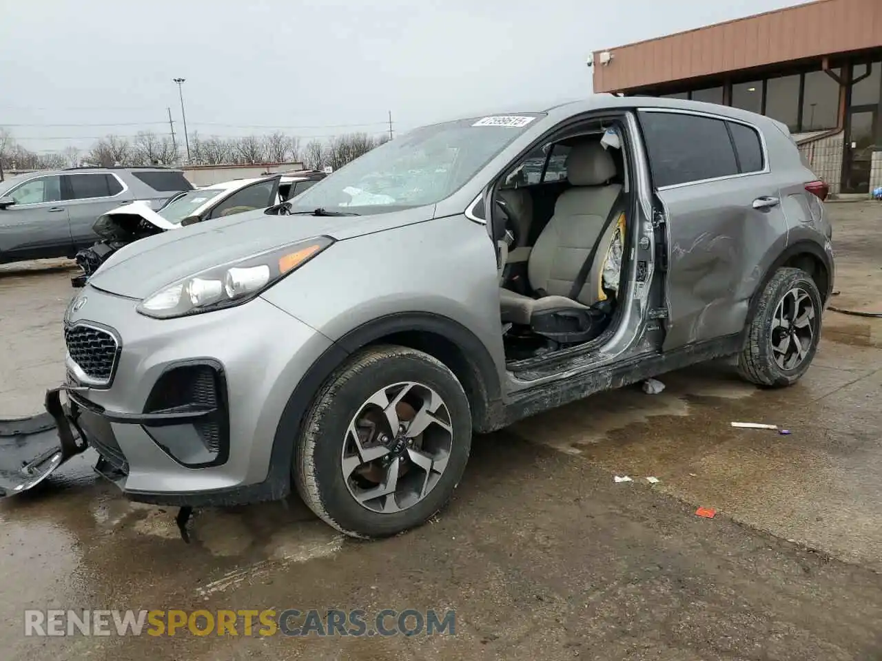 1 Photograph of a damaged car KNDPM3AC7M7885582 KIA SPORTAGE 2021