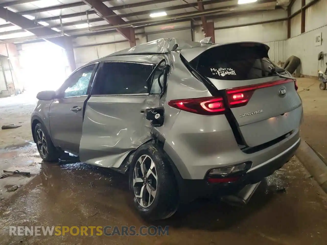 2 Photograph of a damaged car KNDPM3AC7M7908553 KIA SPORTAGE 2021