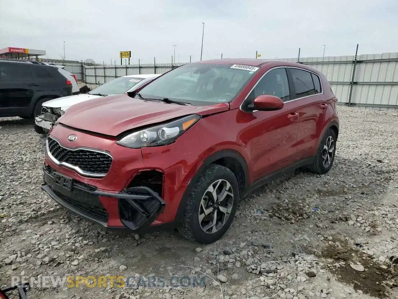 1 Photograph of a damaged car KNDPM3AC7M7930195 KIA SPORTAGE 2021