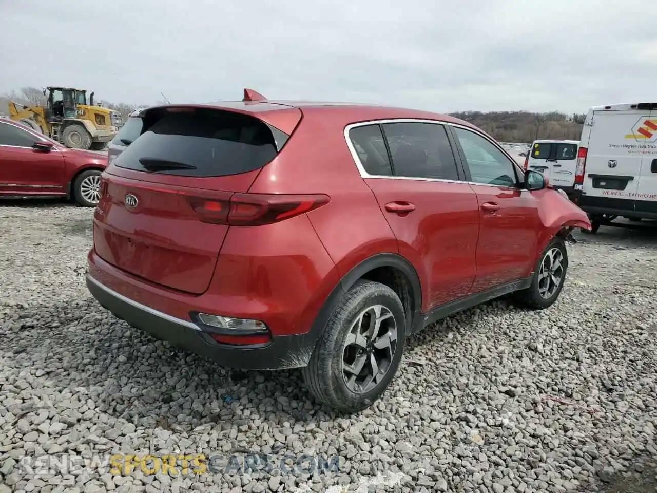 3 Photograph of a damaged car KNDPM3AC7M7930195 KIA SPORTAGE 2021