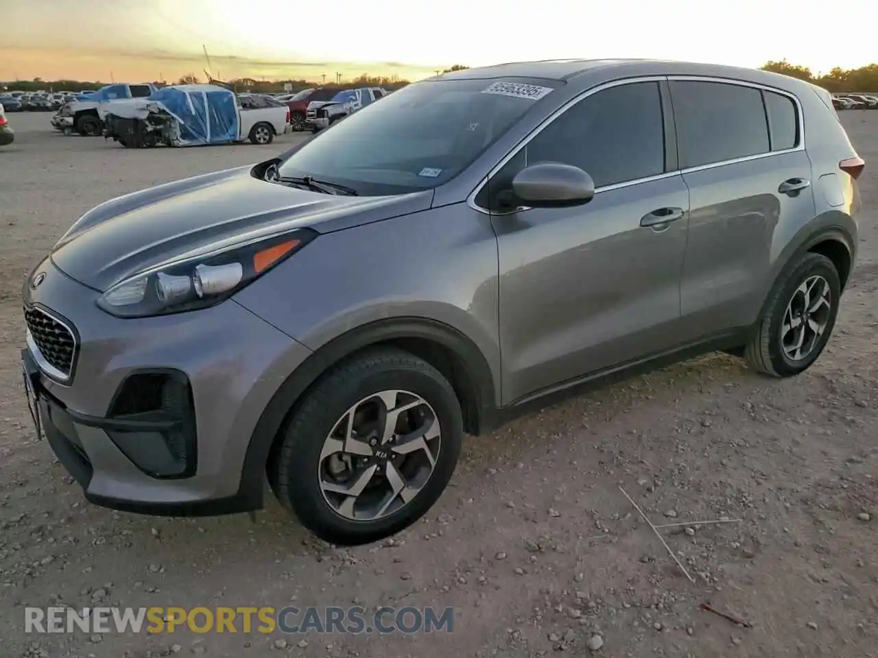 1 Photograph of a damaged car KNDPM3AC7M7938023 KIA SPORTAGE 2021