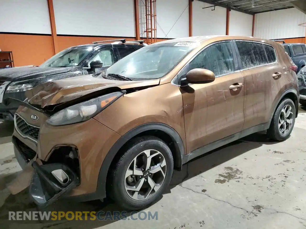 1 Photograph of a damaged car KNDPM3AC8M7853630 KIA SPORTAGE 2021