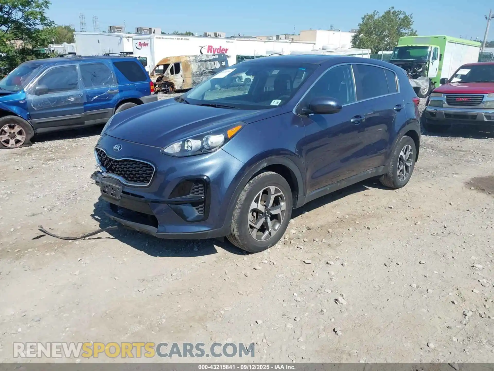 2 Фотография поврежденного автомобиля KNDPM3AC8M7899720 KIA SPORTAGE 2021