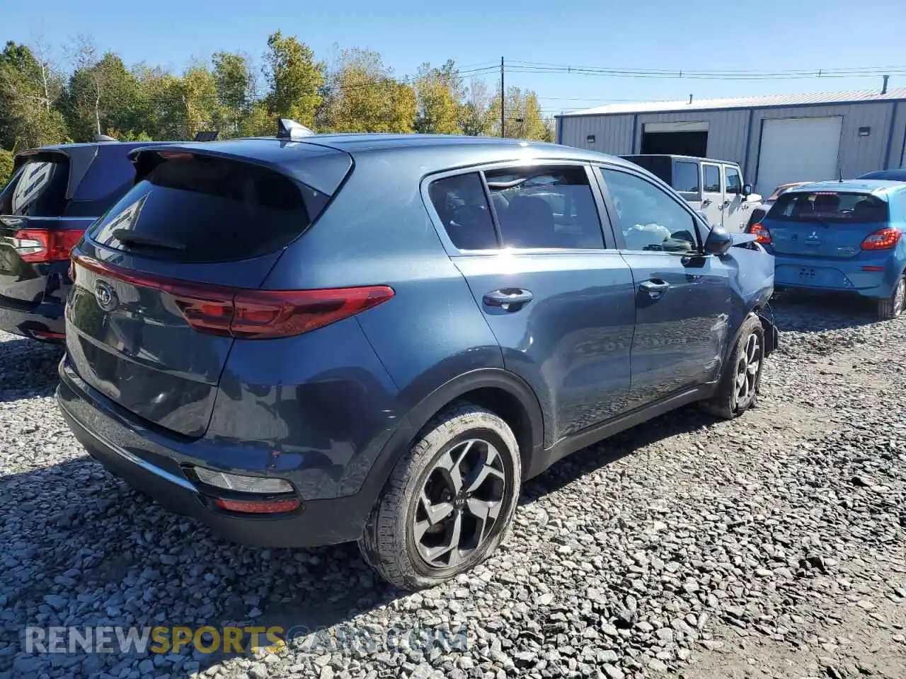 3 Photograph of a damaged car KNDPM3AC8M7903815 KIA SPORTAGE 2021