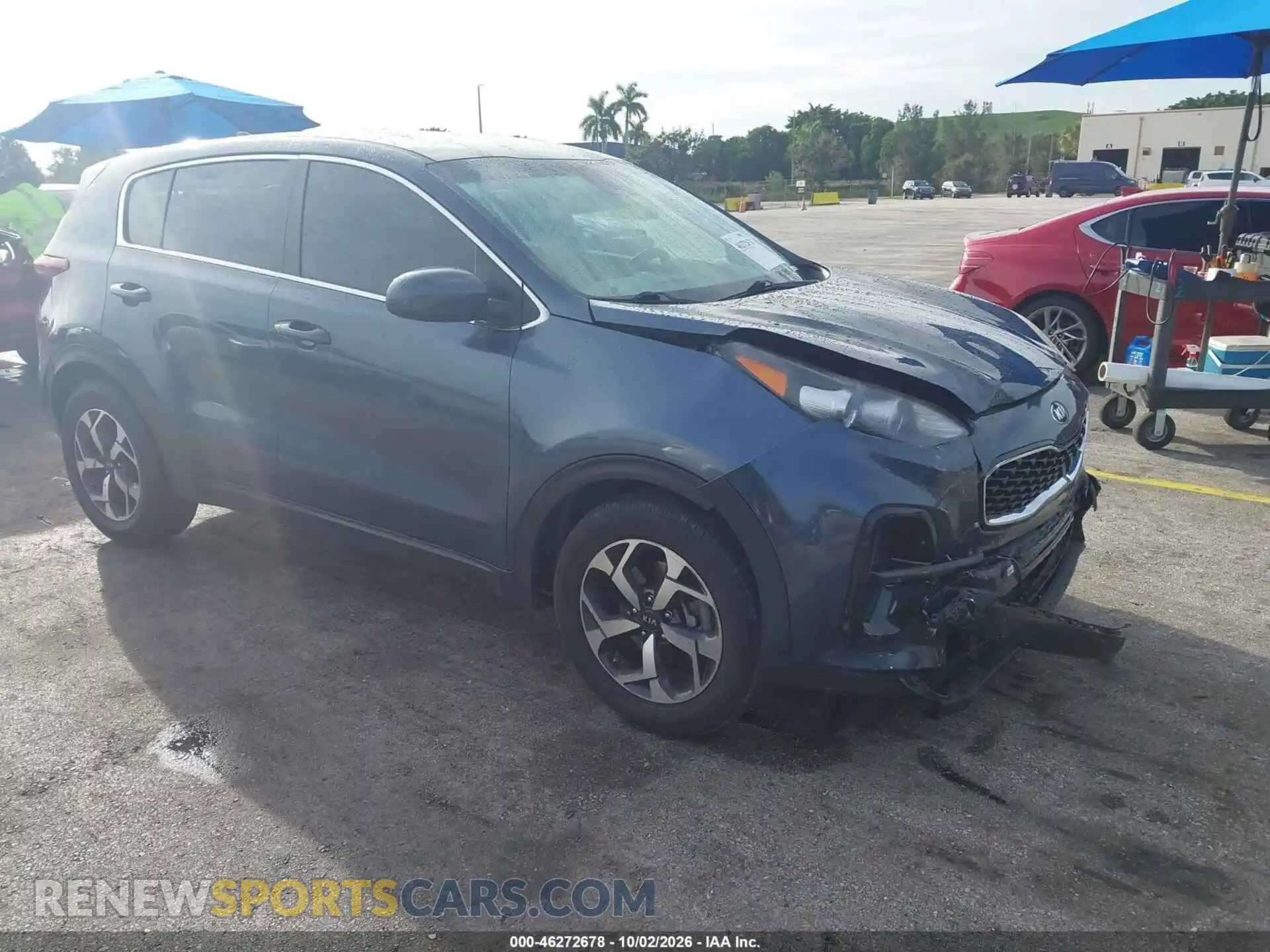 1 fotografías del automóvil dañado KNDPM3AC8M7911090 KIA SPORTAGE 2021