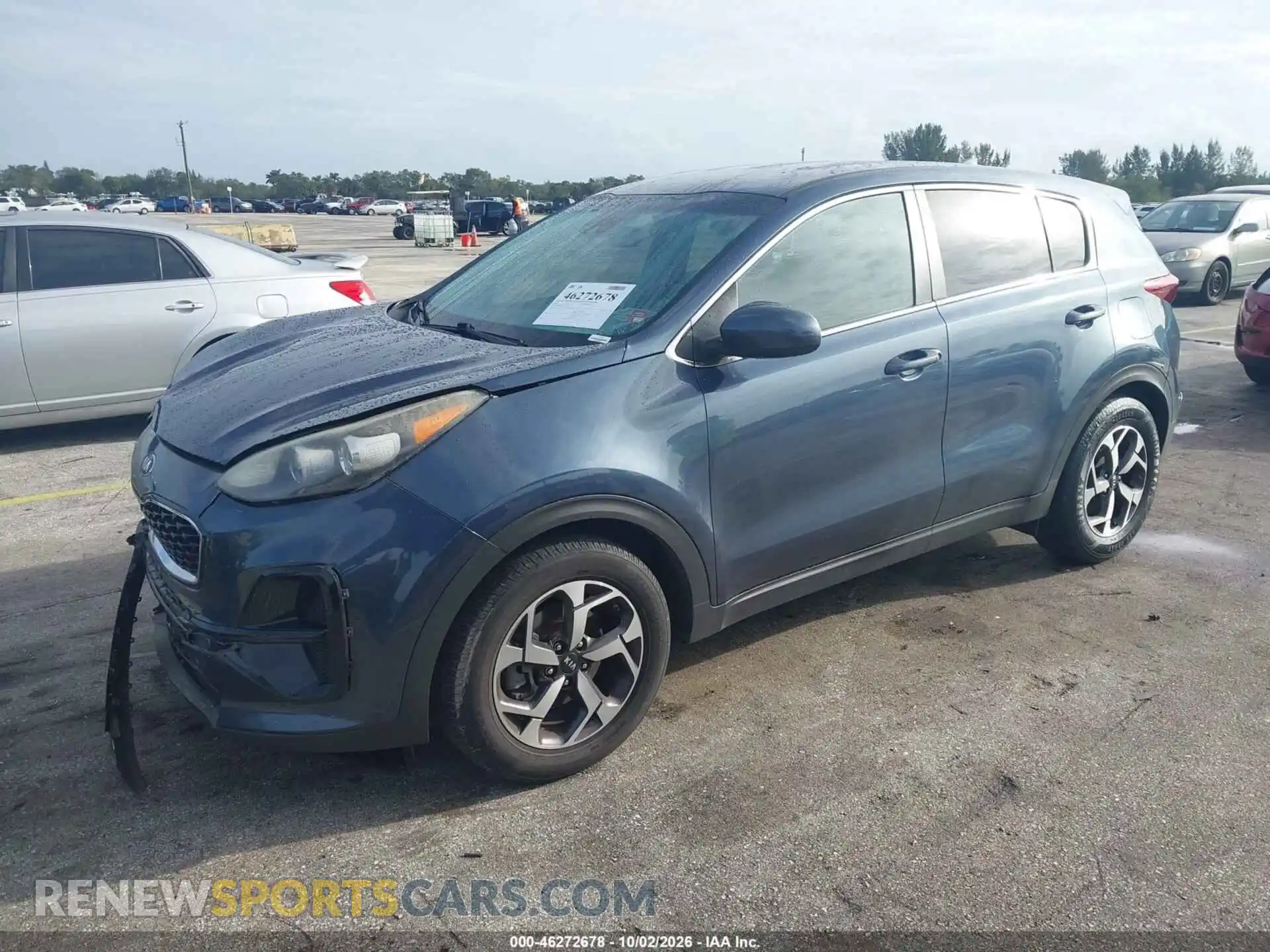 2 fotografías del automóvil dañado KNDPM3AC8M7911090 KIA SPORTAGE 2021