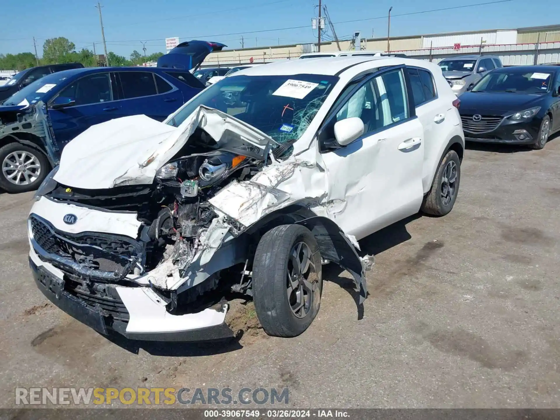 2 Photograph of a damaged car KNDPM3AC8M7932425 KIA SPORTAGE 2021