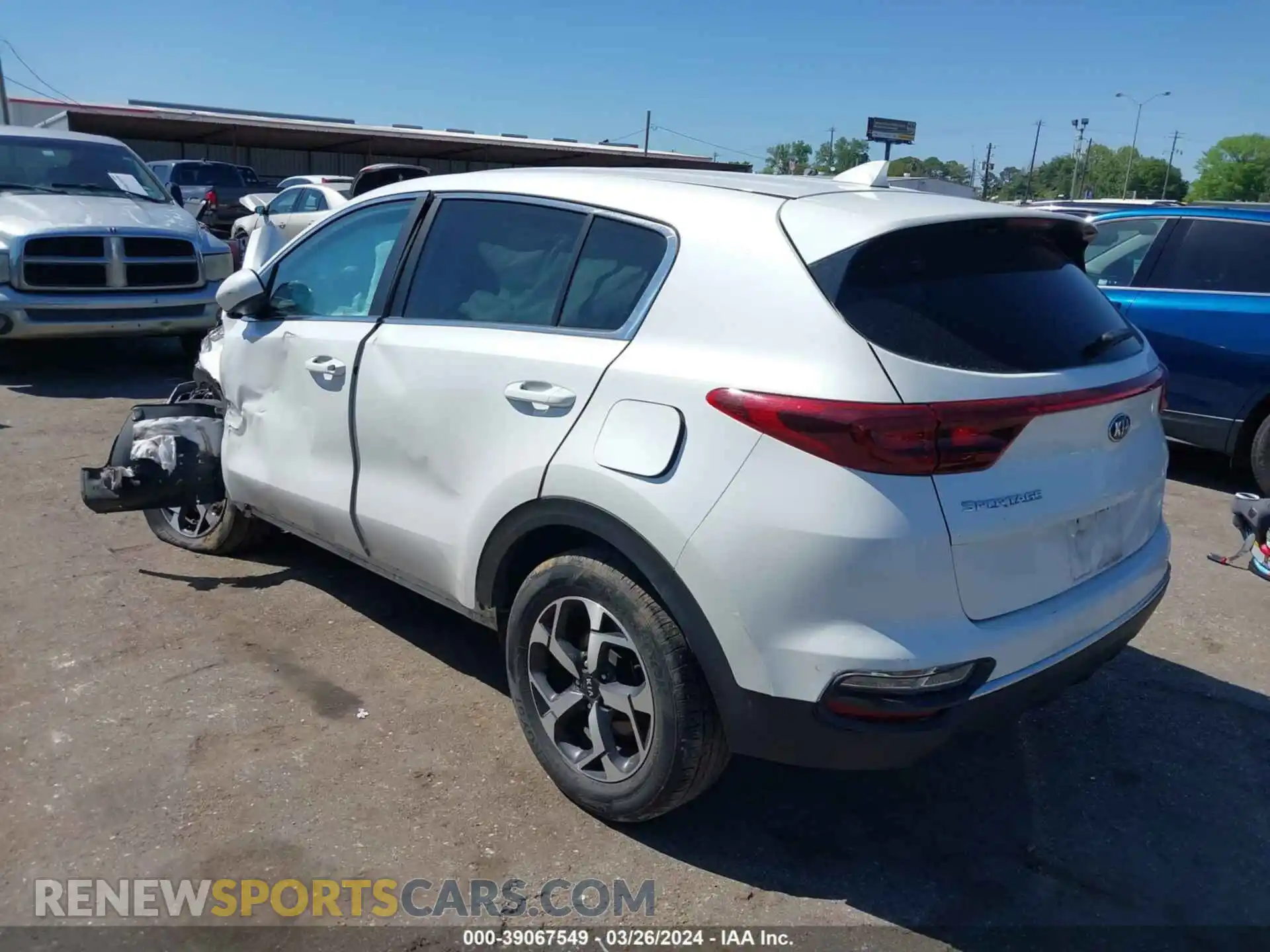 3 Photograph of a damaged car KNDPM3AC8M7932425 KIA SPORTAGE 2021
