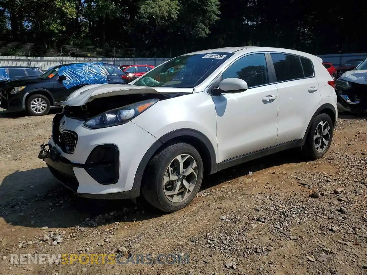 1 Photograph of a damaged car KNDPM3AC8M7940086 KIA SPORTAGE 2021